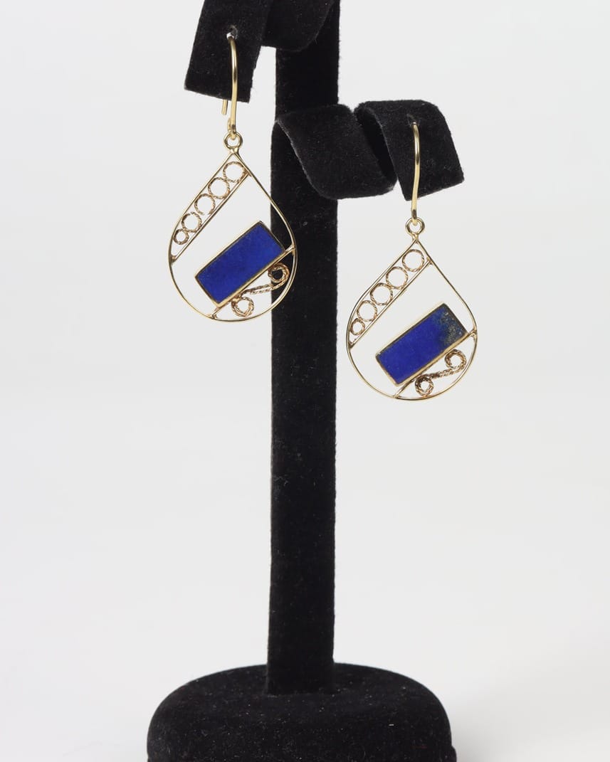 Herat Baastan Lapis Jewelry Set – Necklace & Earrings