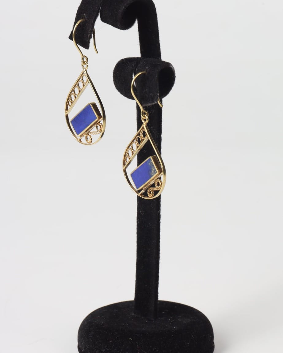 Herat Baastan Lapis Jewelry Set – Necklace & Earrings