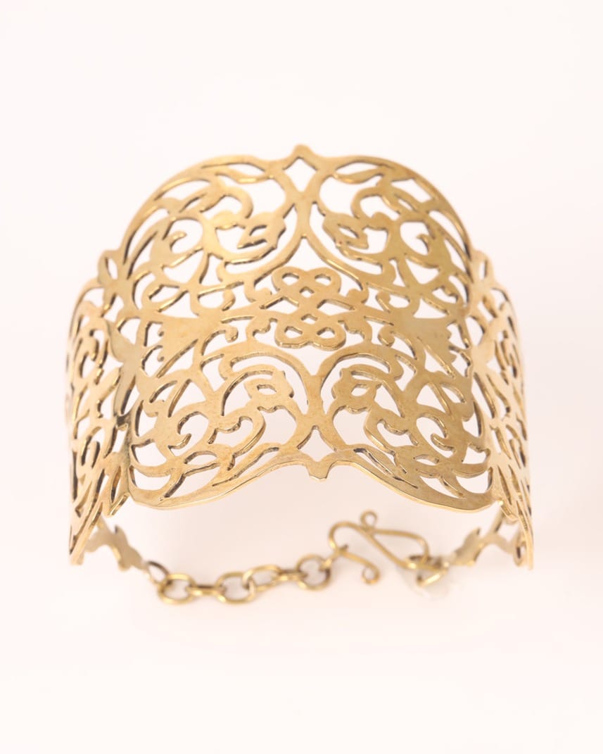 Gold plated Cuff Bracelet