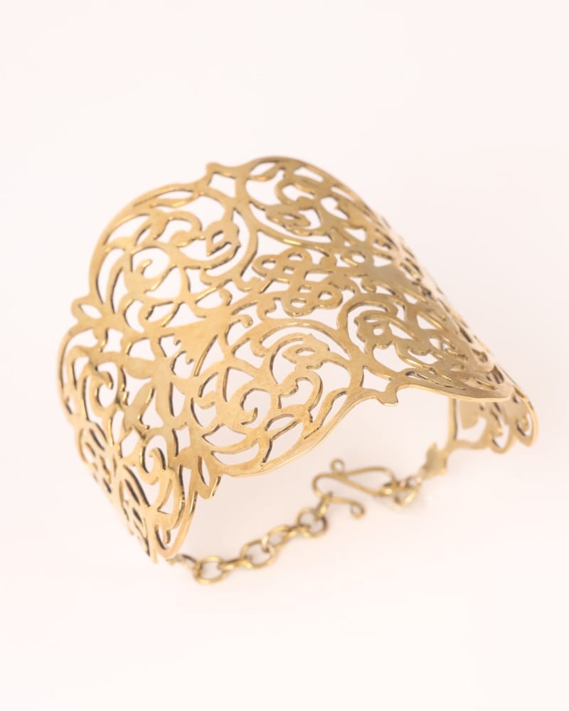 Gold plated Cuff Bracelet