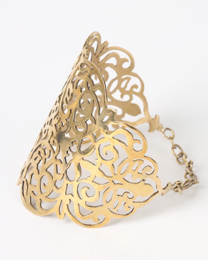 Gold plated Cuff Bracelet