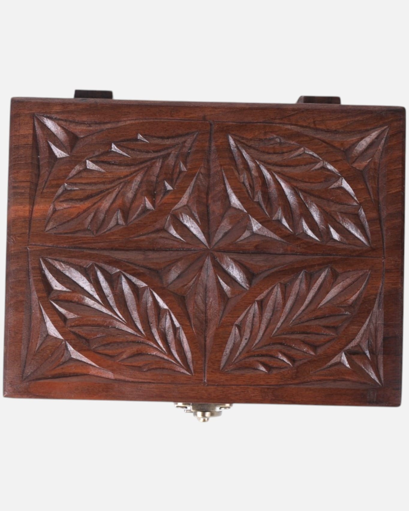 Afghan Wooden Jewelry Box – Four Woods Finish