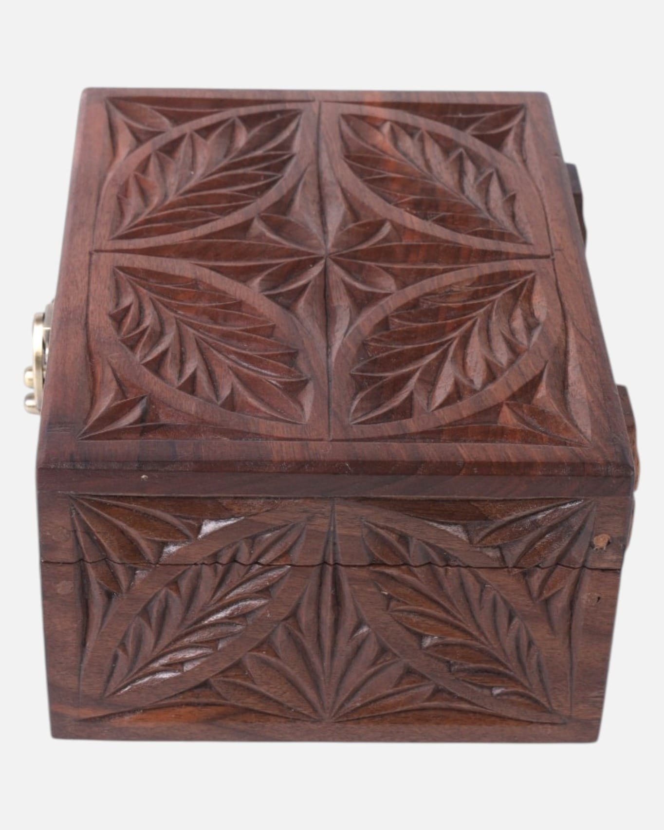 Afghan Wooden Jewelry Box – Four Woods Finish
