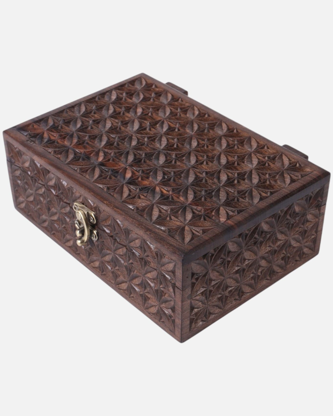 Handcrafted Walnut Jewelry Organizer Box