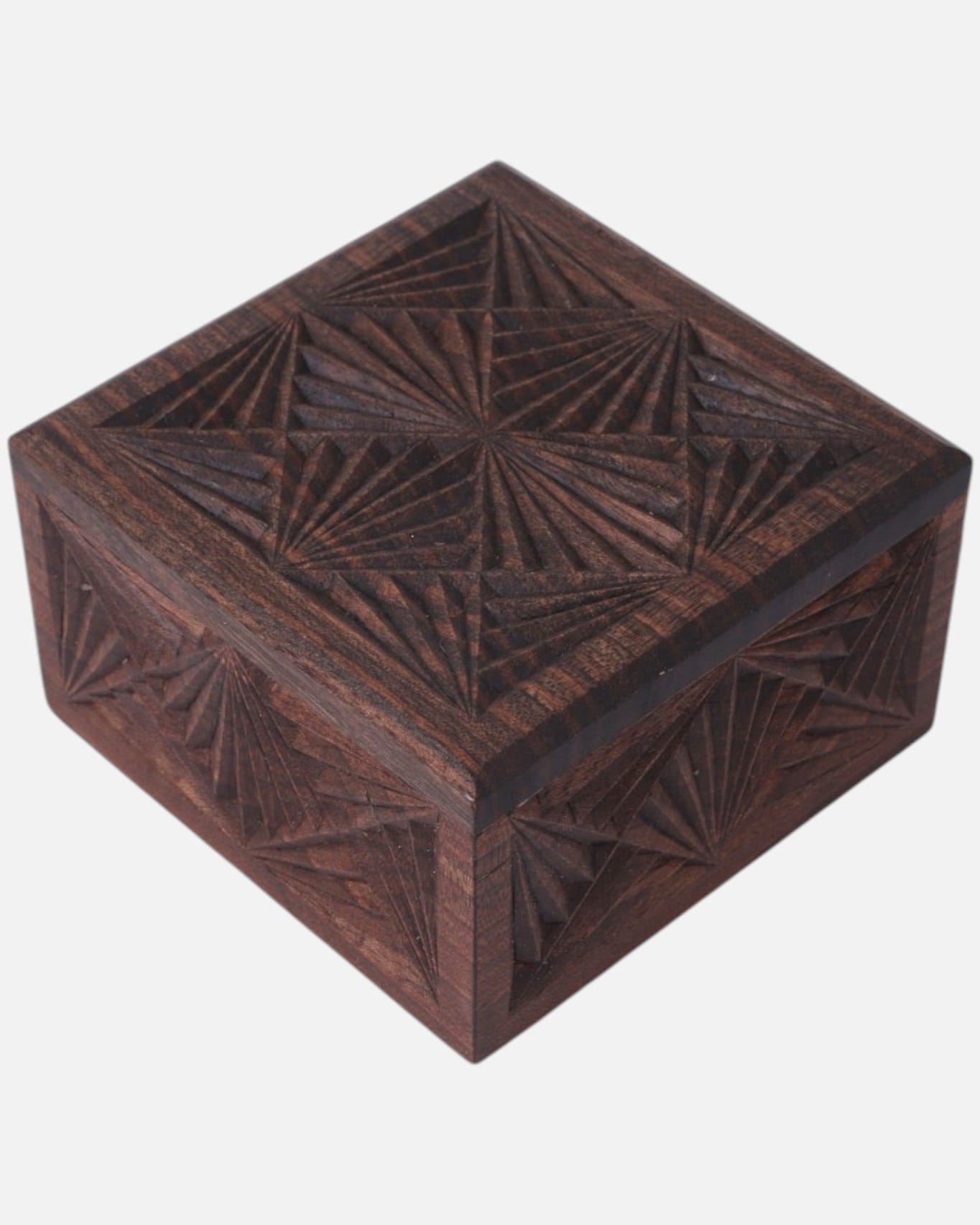 Handmade Afghan Jewelry & Gift Box – Walnut Wood