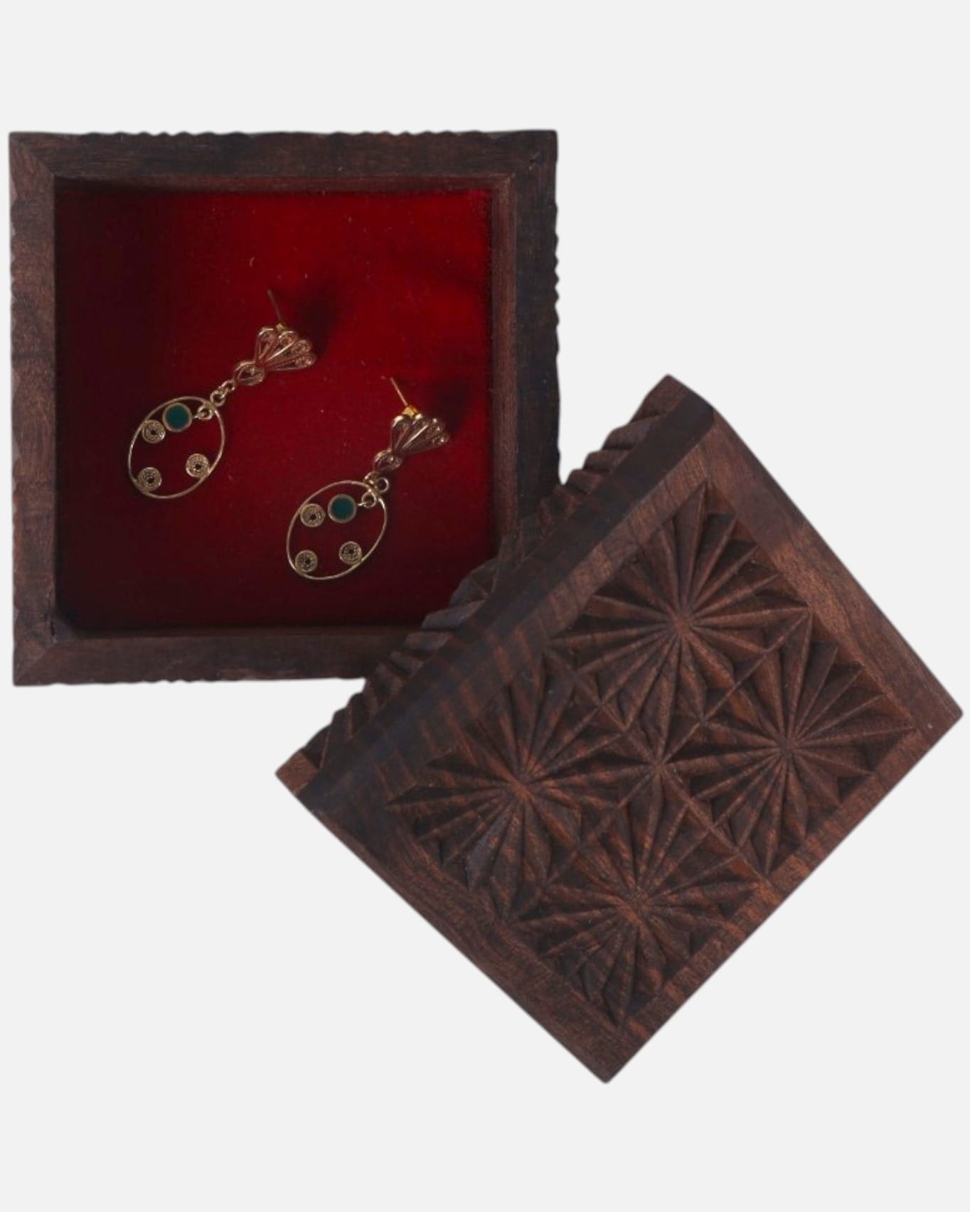Jewelry & Gift Box – Dark Walnut