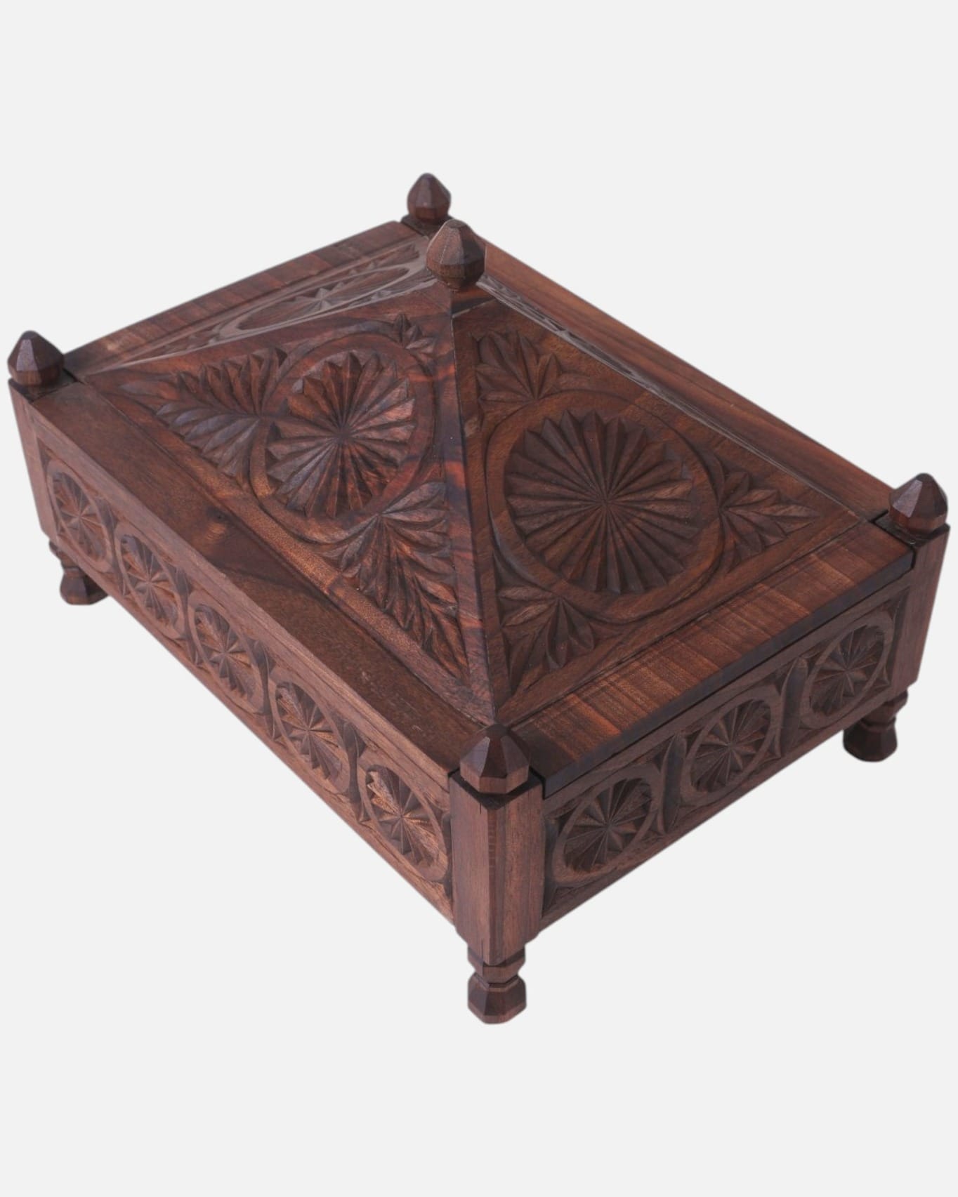 Handcrafted Walnut Wood Fruit Bowl