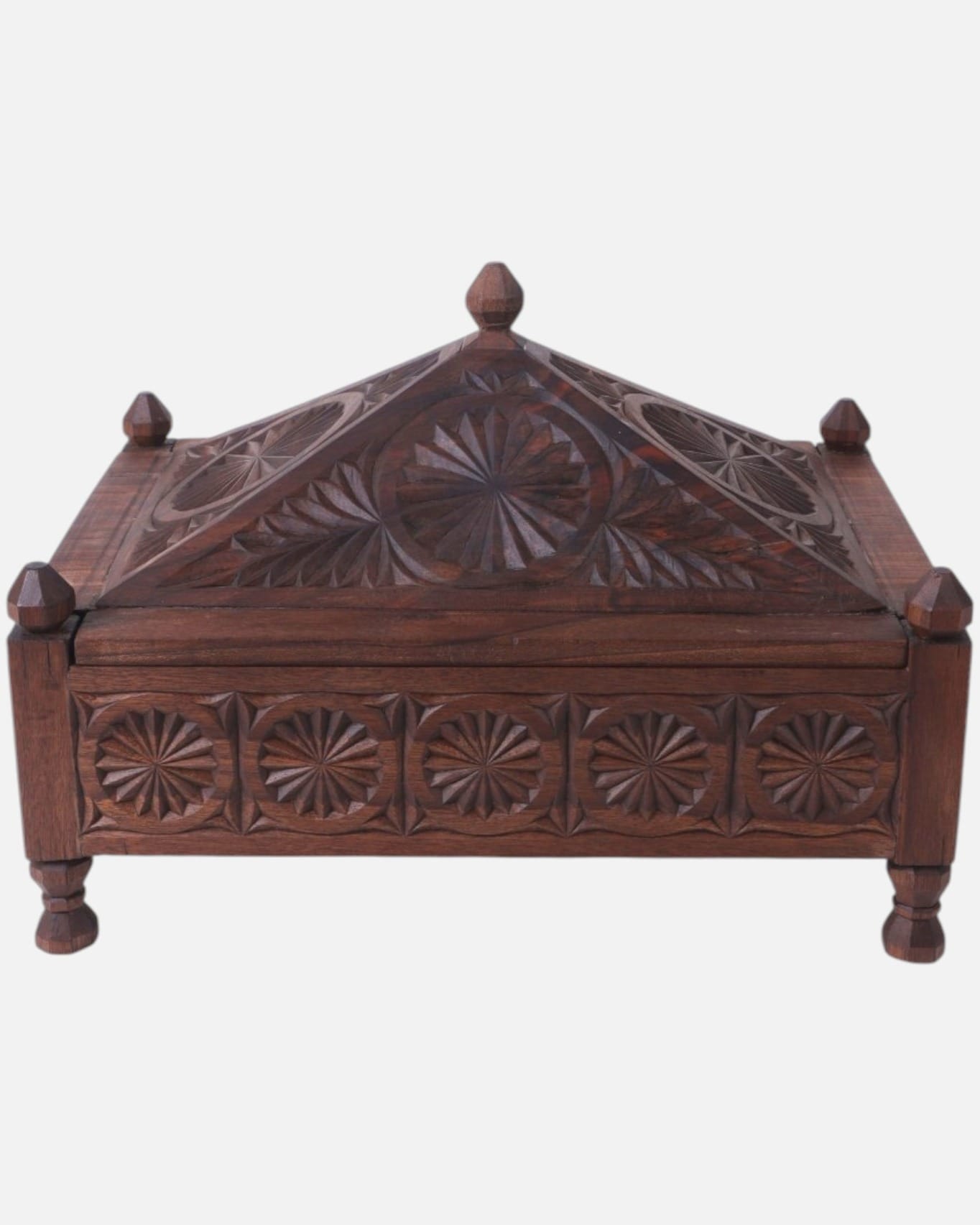 Handcrafted Walnut Wood Fruit Bowl