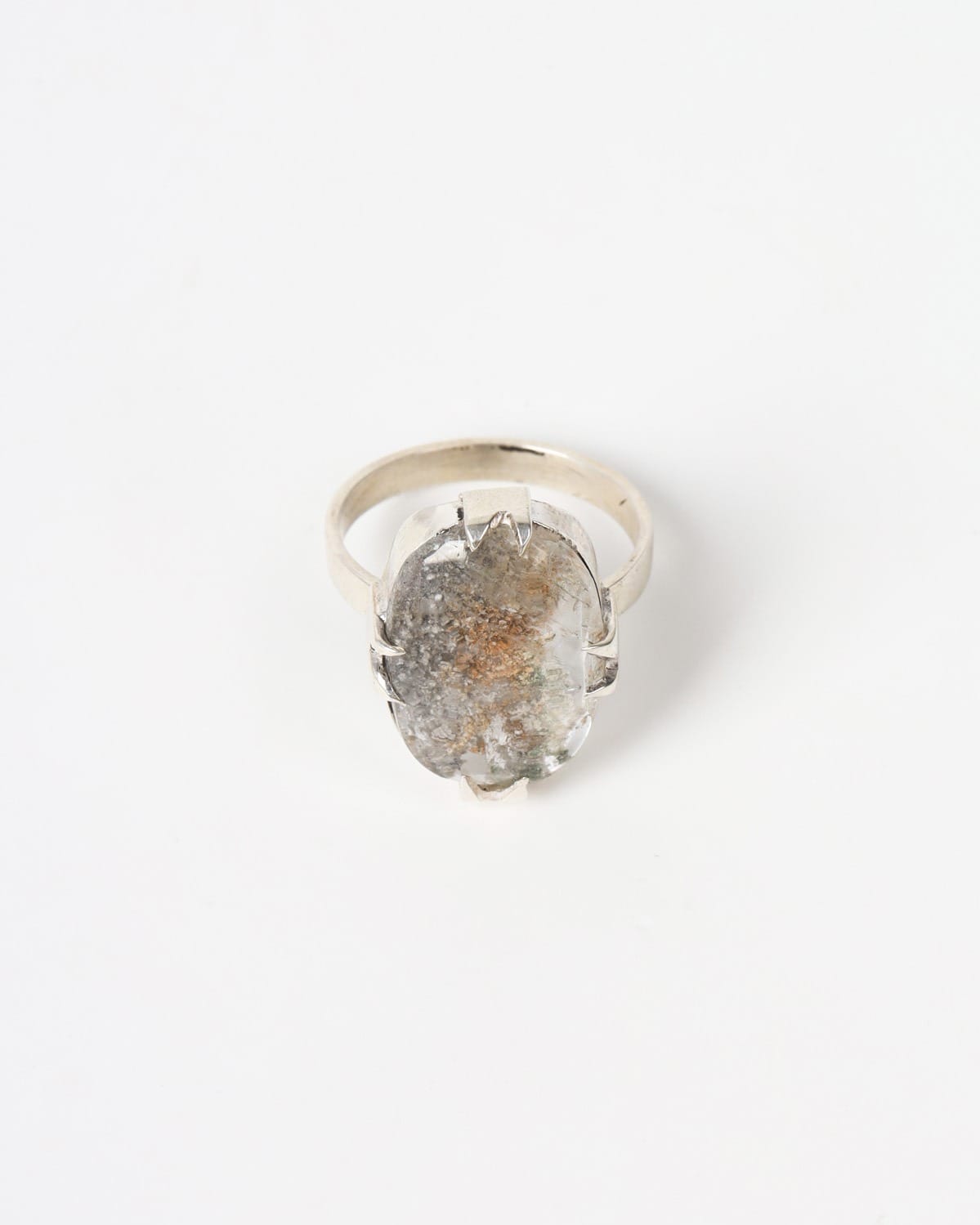 Quartz Ring in Silver – Unique Handmade Design