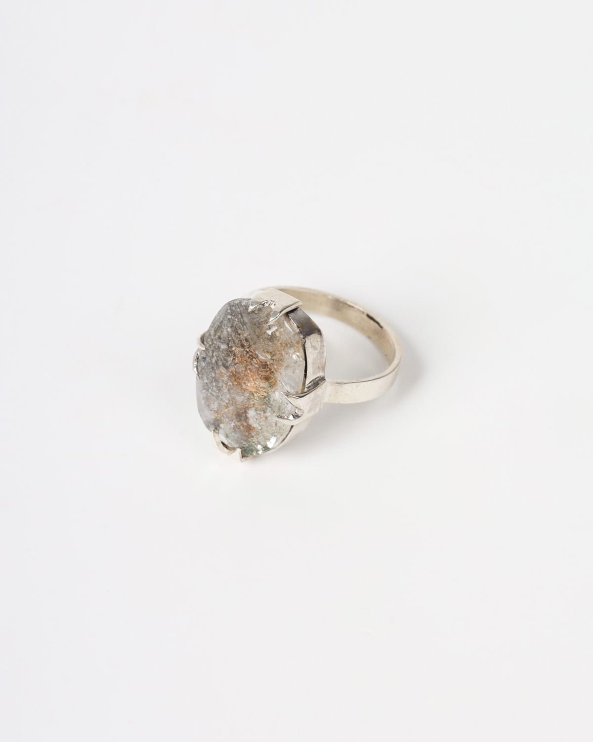 Quartz Ring in Silver – Unique Handmade Design