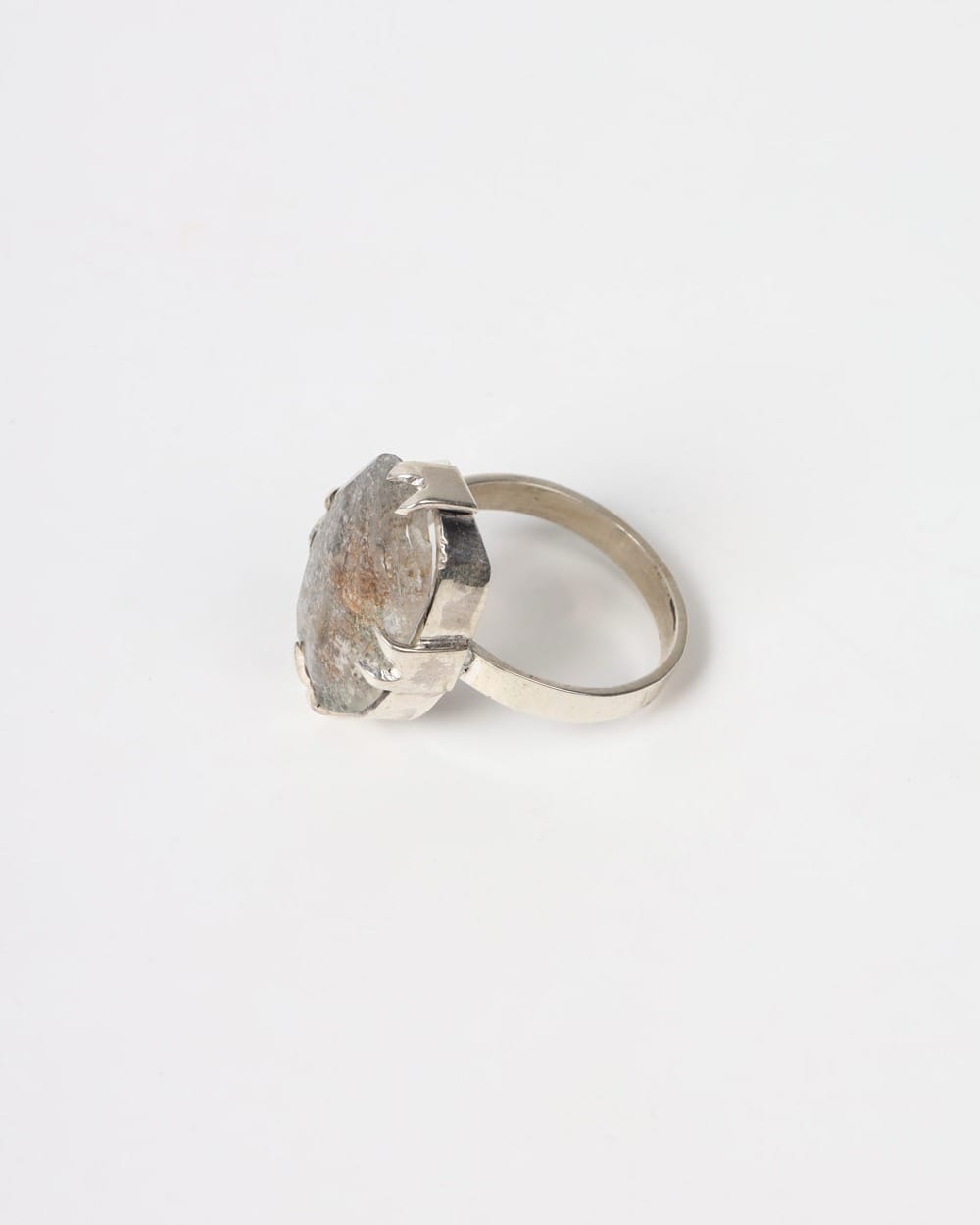 Quartz Ring in Silver – Unique Handmade Design