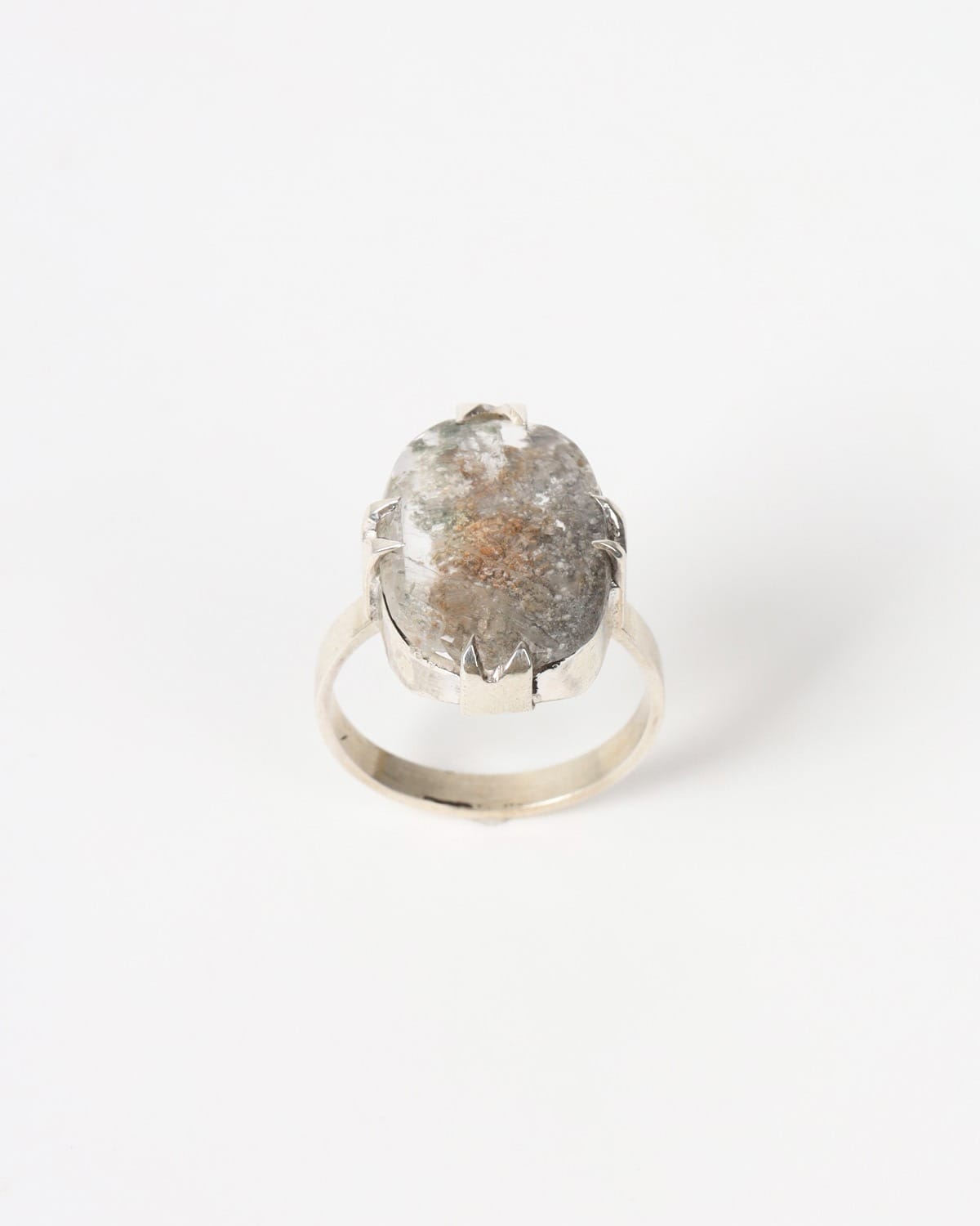 Quartz Ring in Silver – Unique Handmade Design