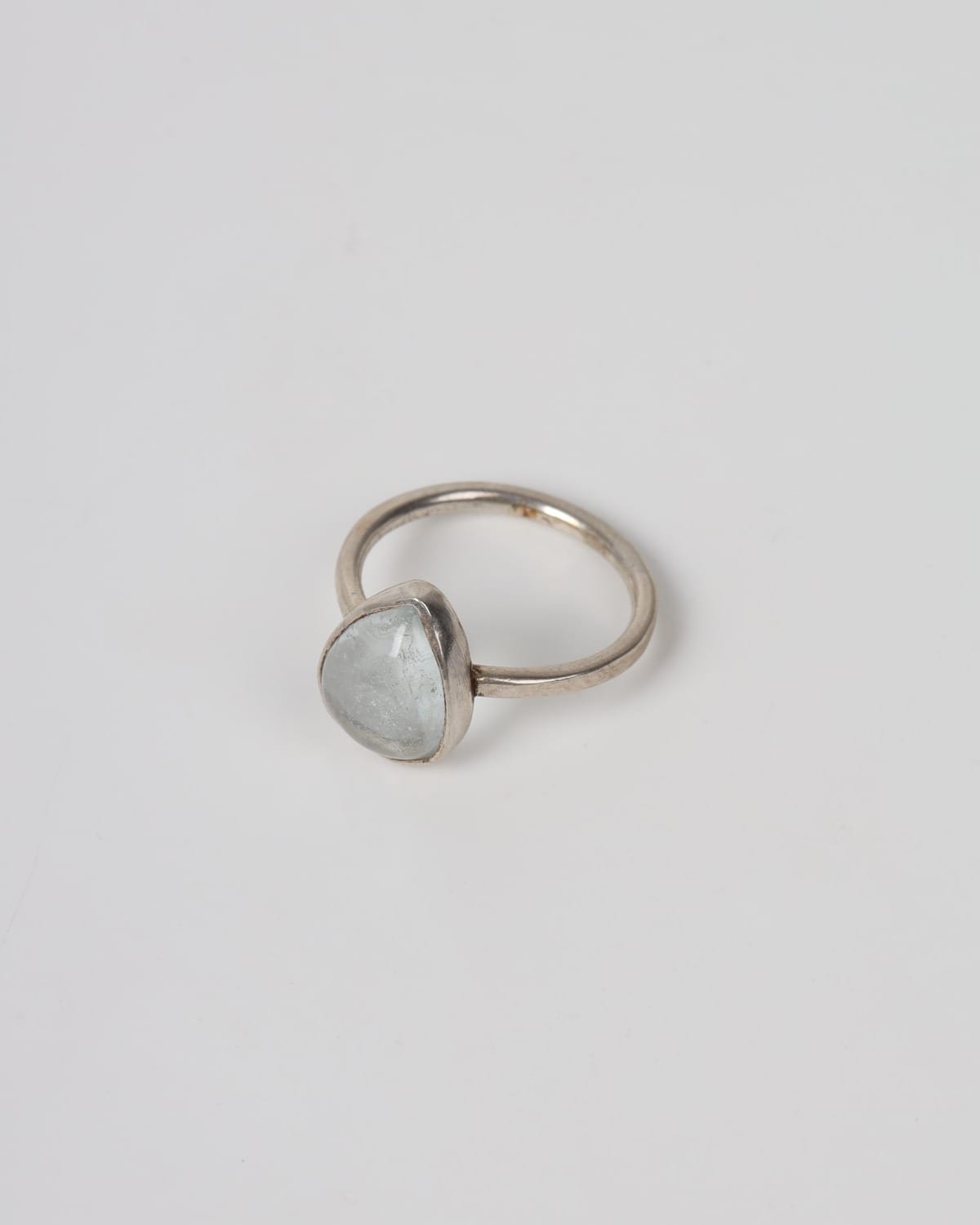 Ocean Aqua Silver Ring