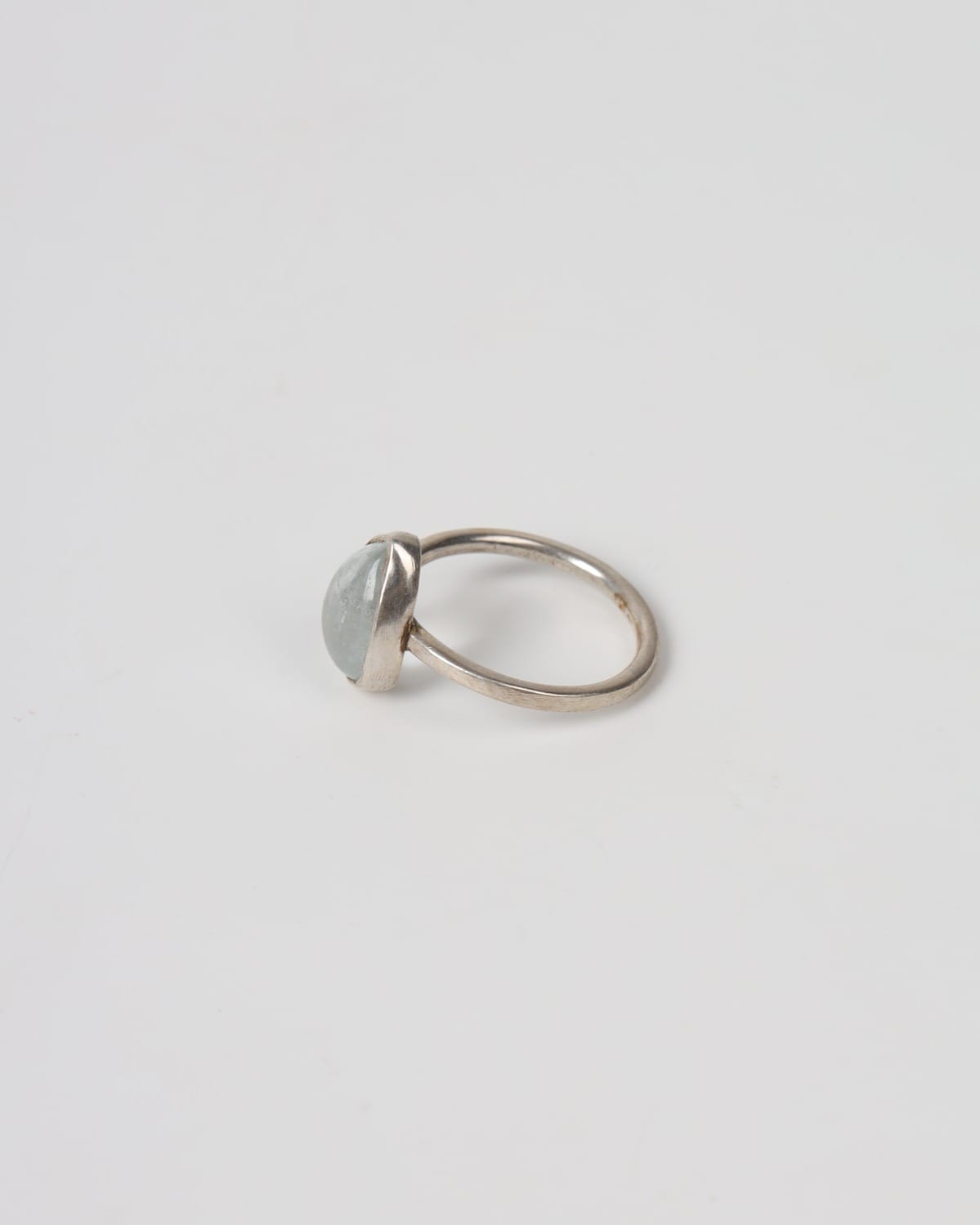Ocean Aqua Silver Ring