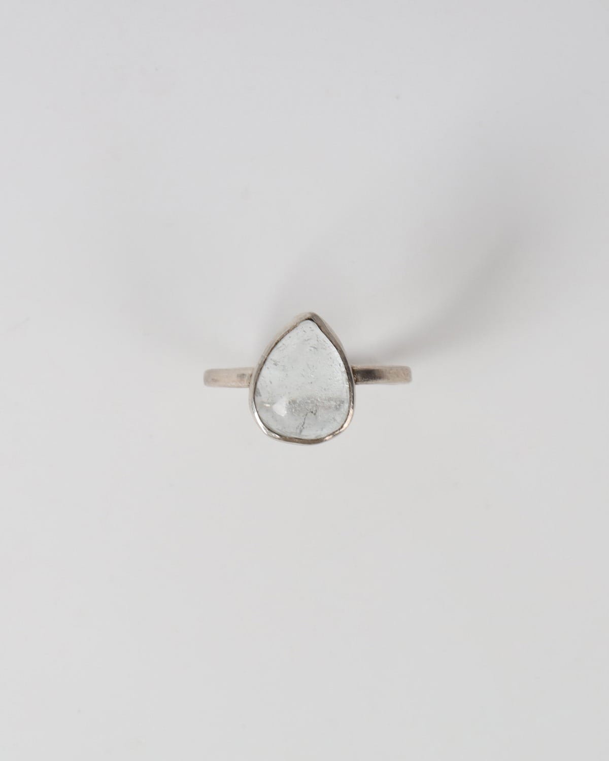 Ocean Aqua Silver Ring