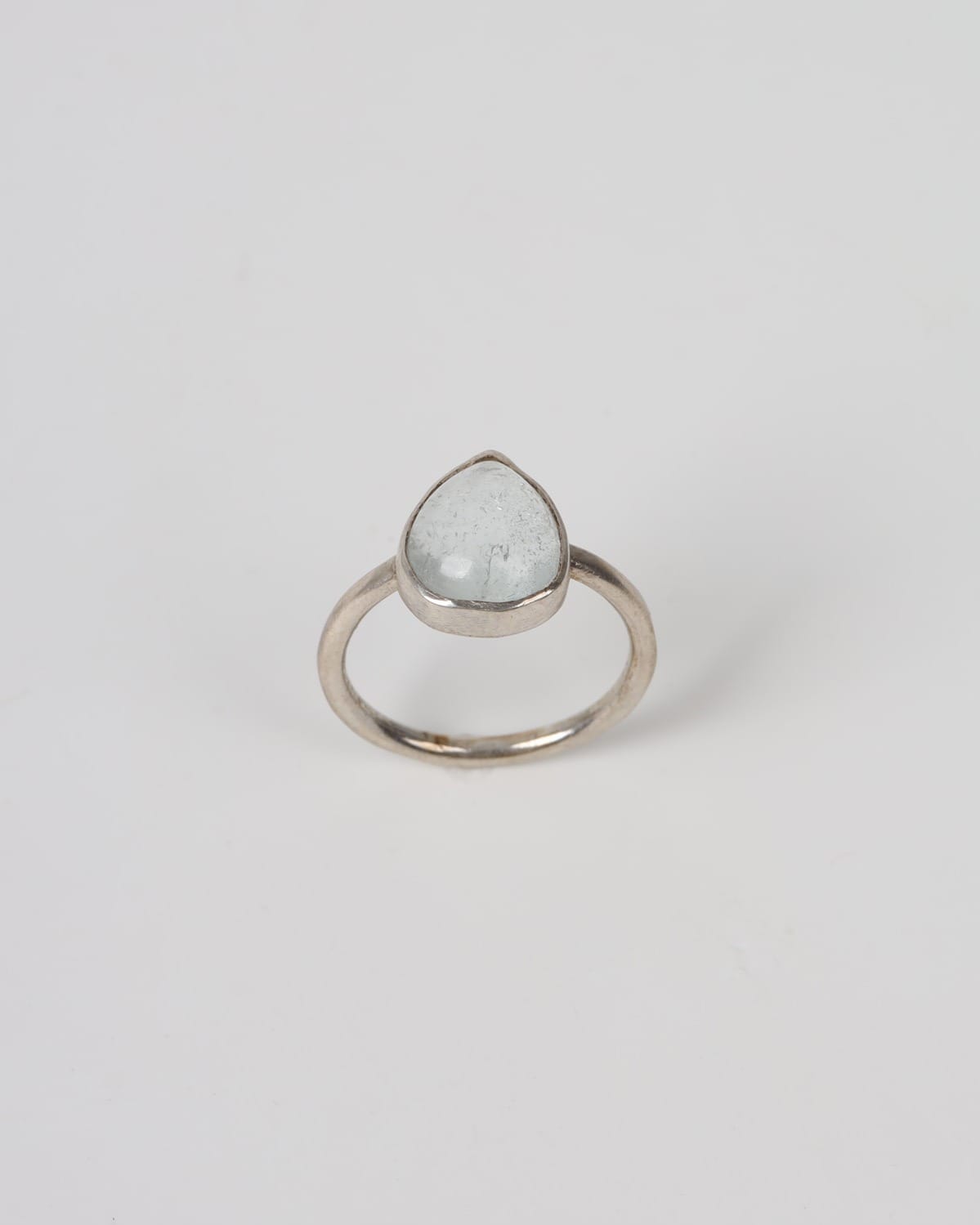 Ocean Aqua Silver Ring