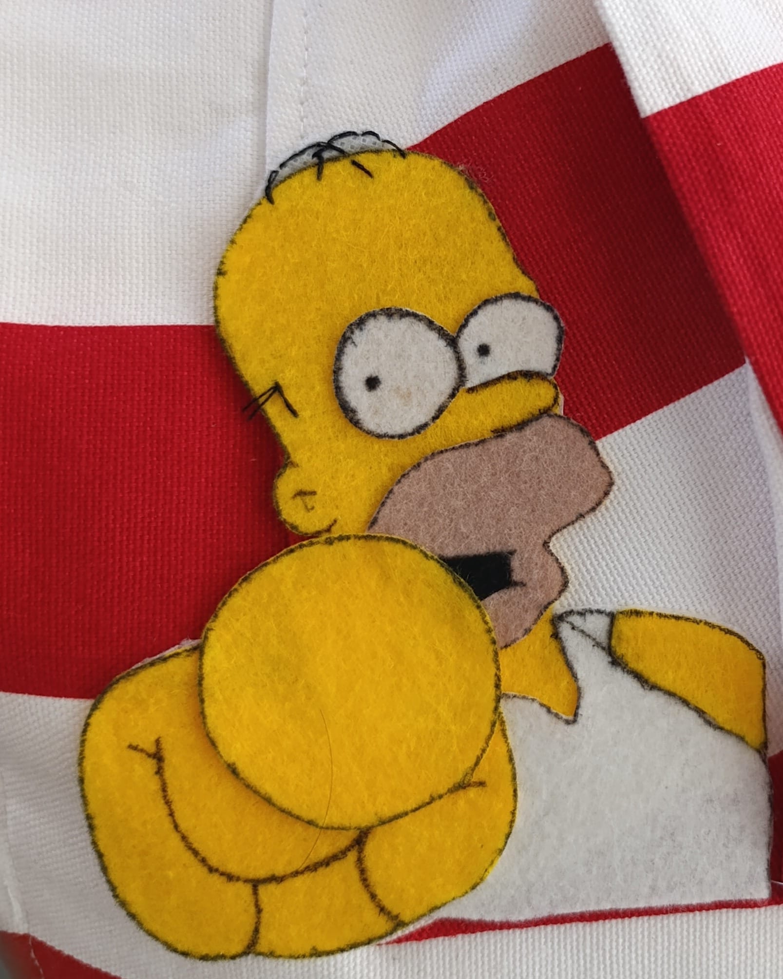 Beach Cotton Bag Tote Simpsons