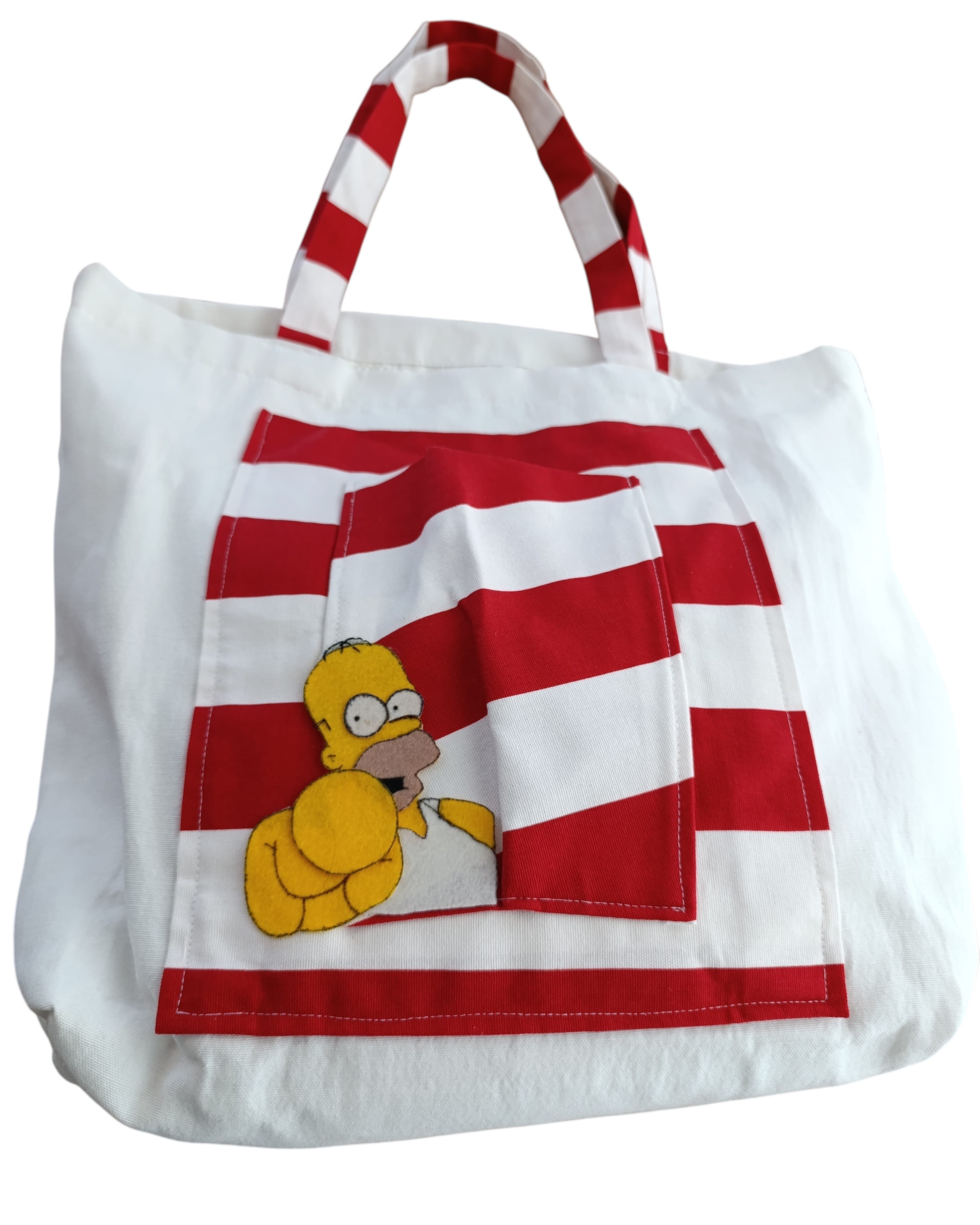 Beach Cotton Bag Tote Simpsons