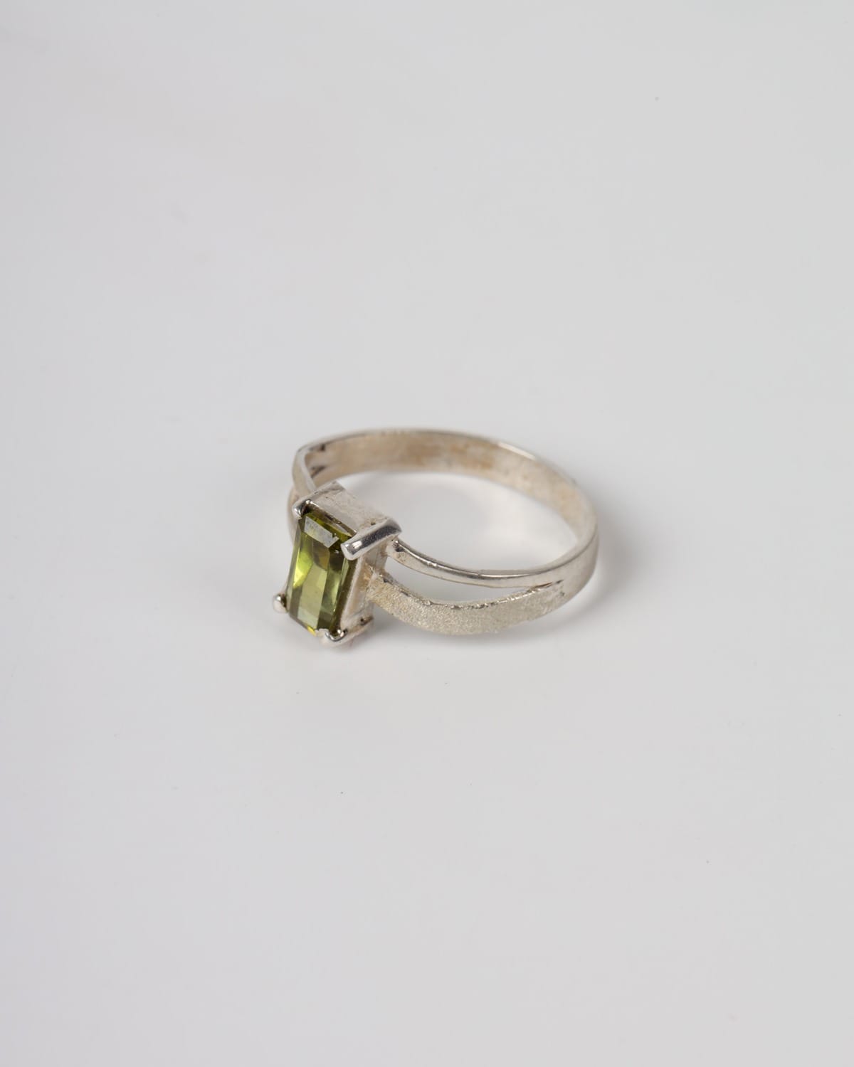 Golden Olive Tourmaline Zarin Ring – 925 Sterling Silver Women's Ring
