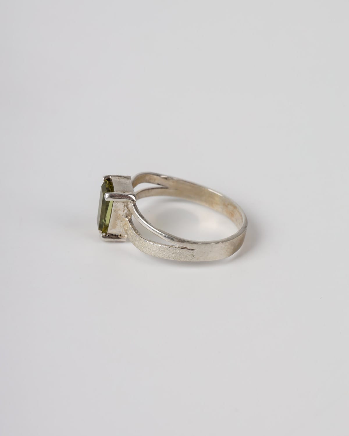 Golden Olive Tourmaline Zarin Ring – 925 Sterling Silver Women's Ring