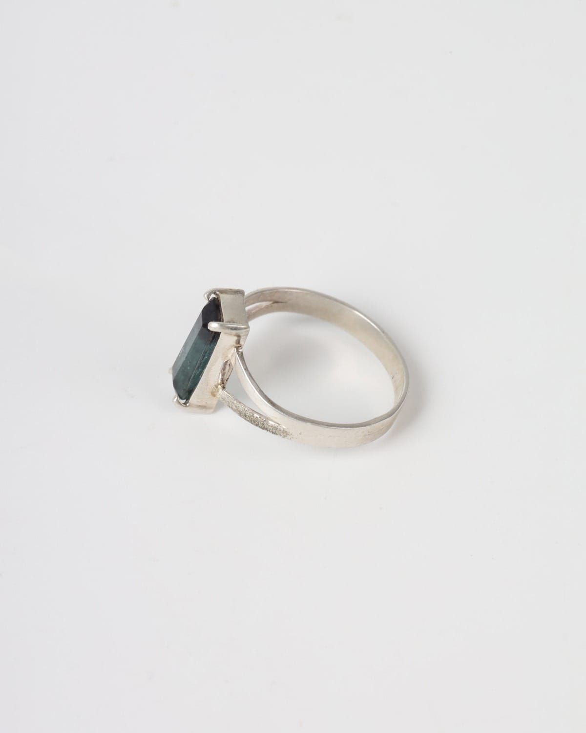 Sky Blue Tourmaline "Mehr Afarin" Ring in 925 Sterling Silver