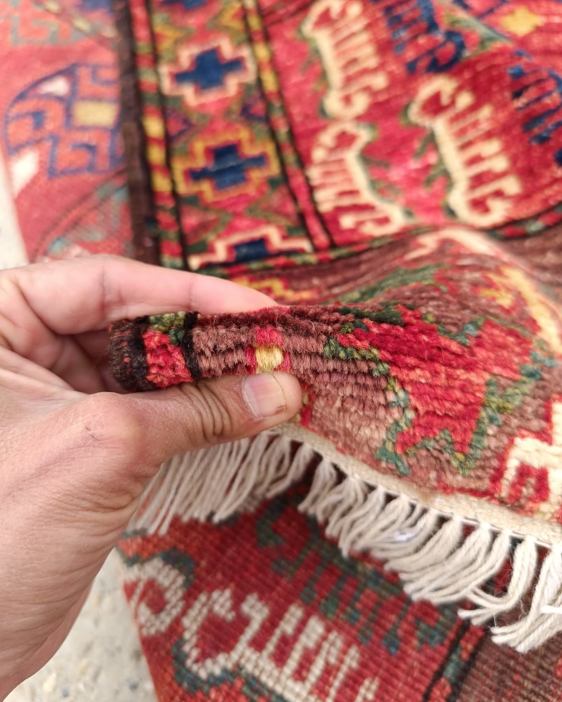 Beautifull Handmade Perda Carpet