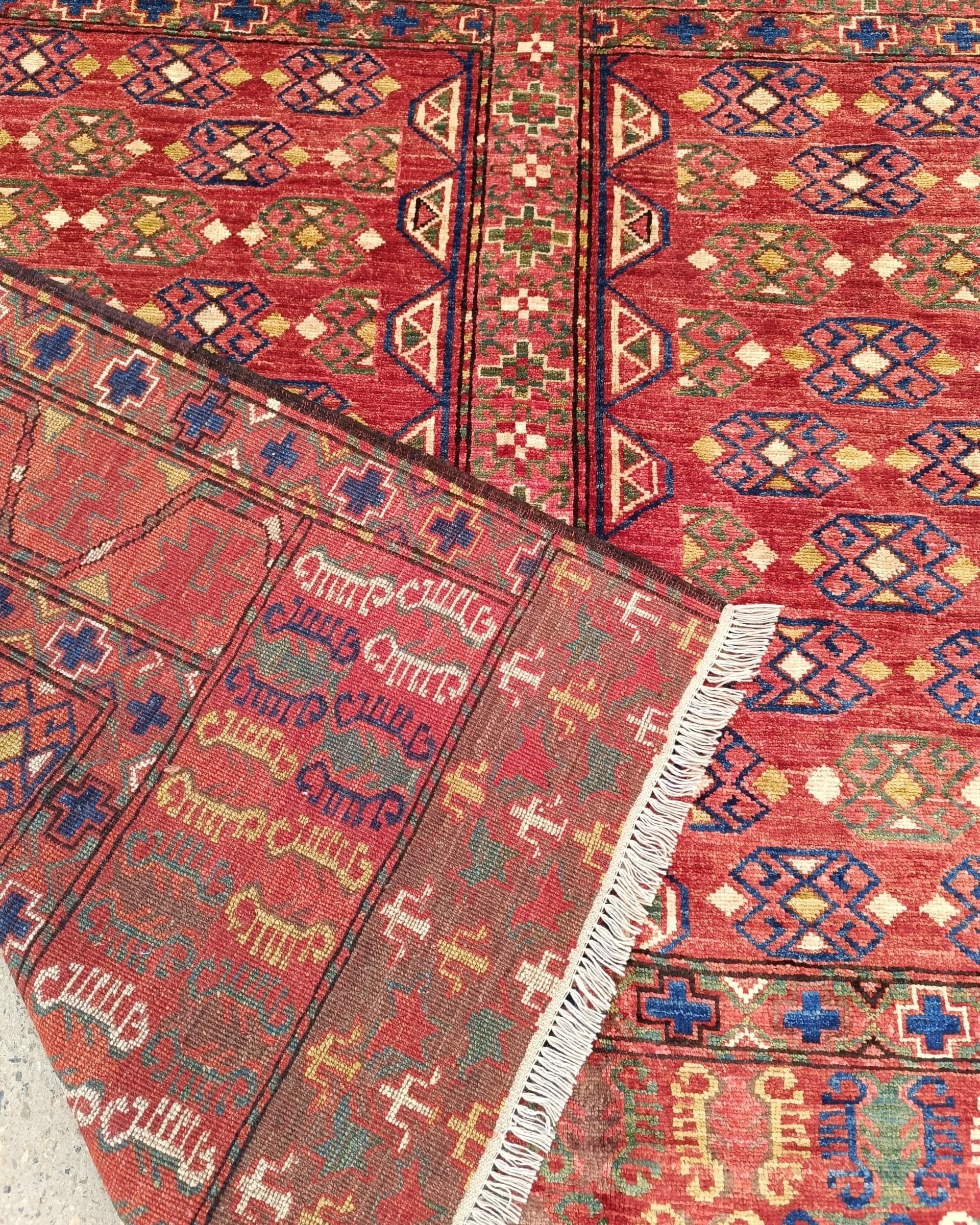 Beautifull Handmade Perda Carpet
