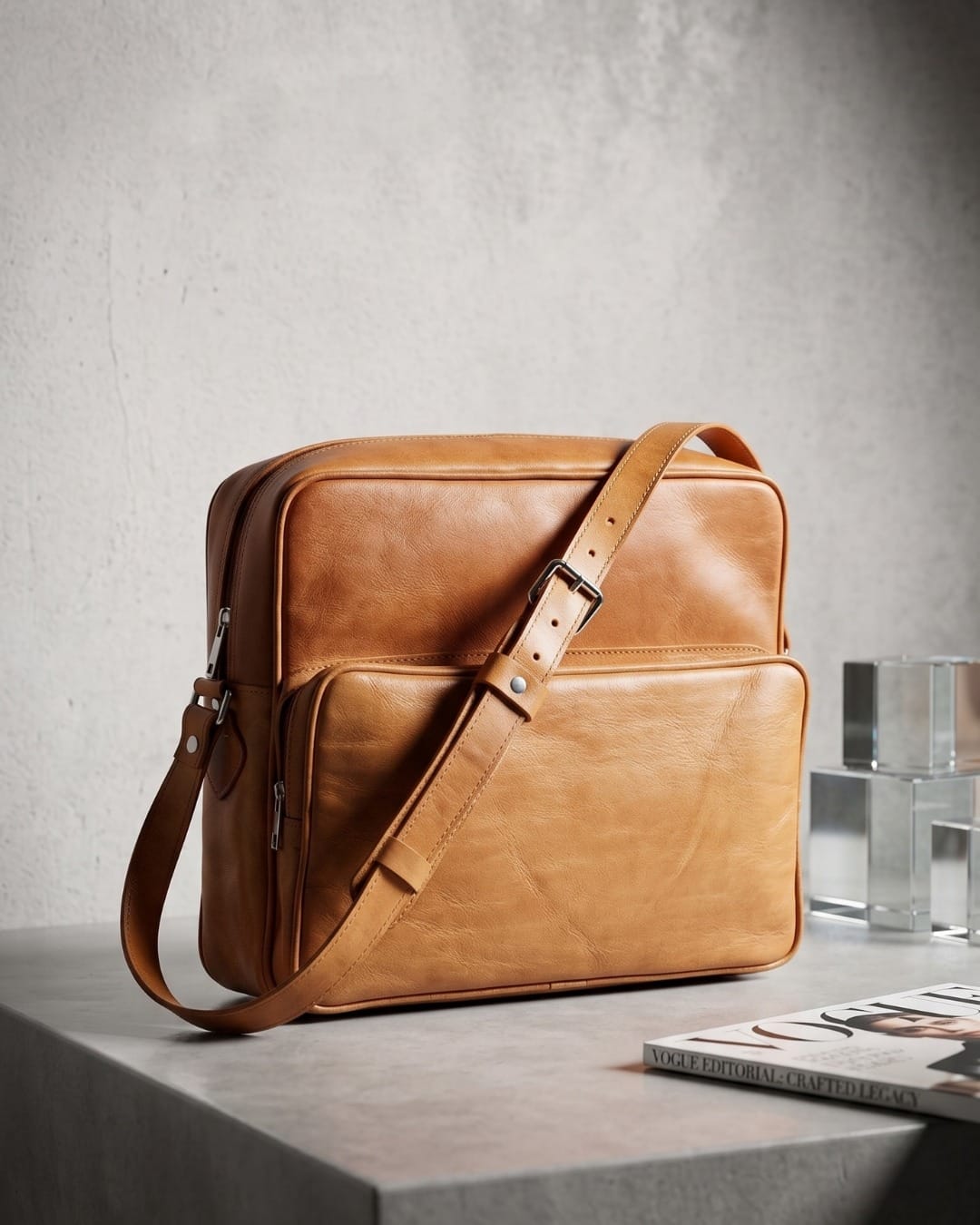 Brown Leather  Bag
