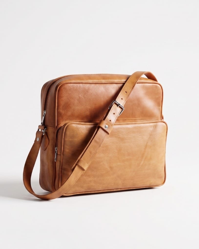 Brown Leather  Bag