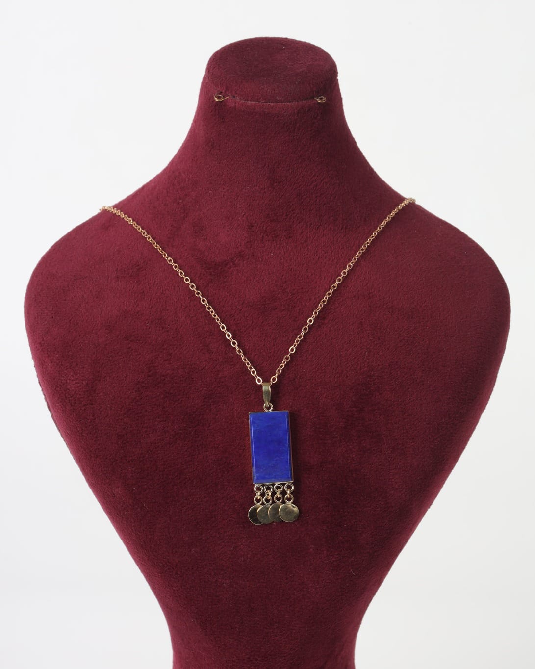 Dark Blue Lapis Necklace, Earrings & Ring Set