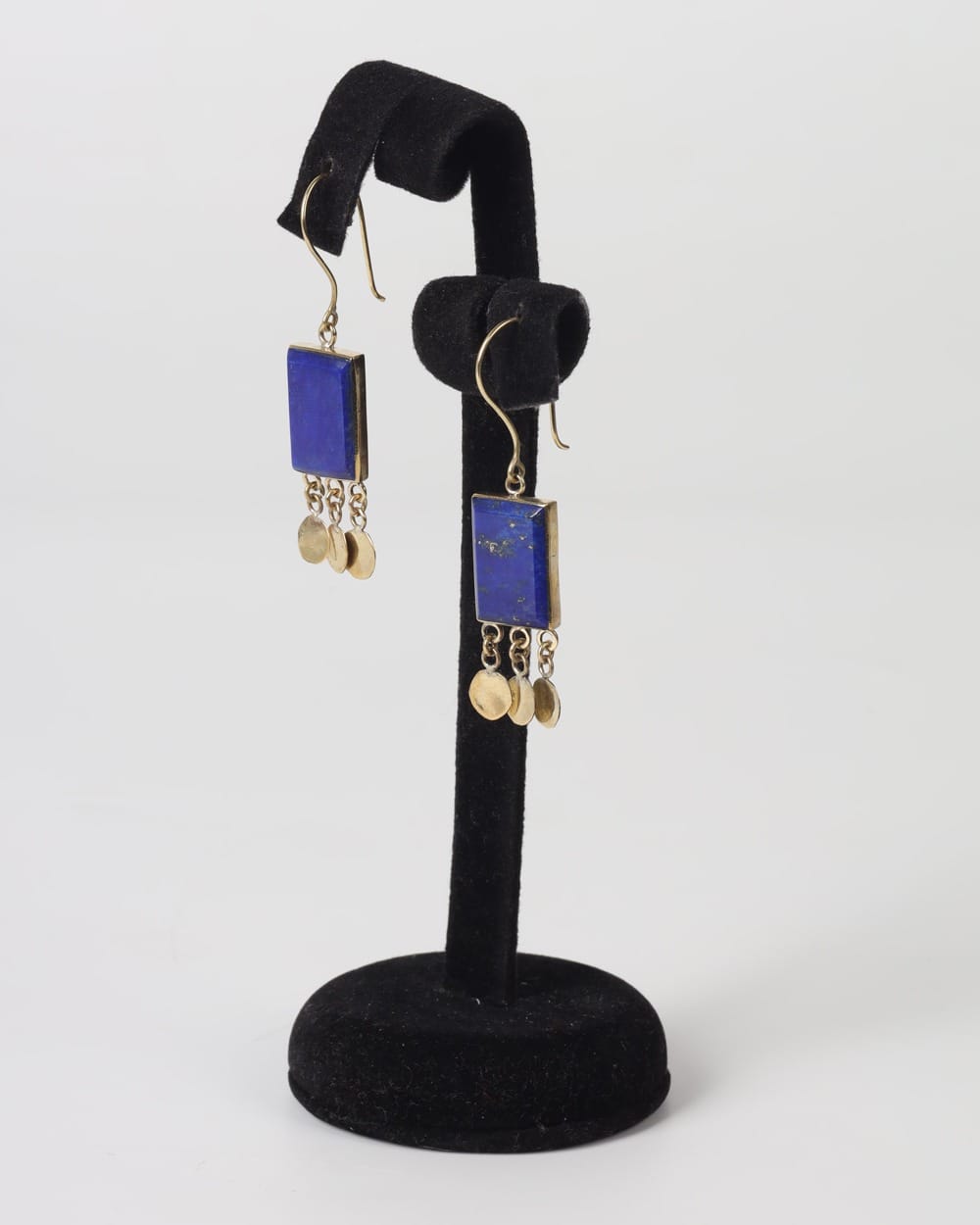 Dark Blue Lapis Necklace, Earrings & Ring Set