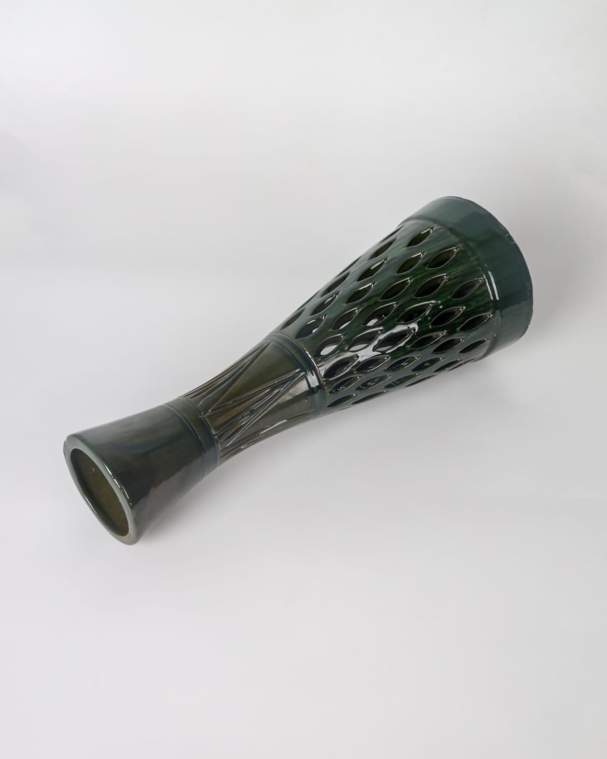 Green Ceramic Flower Vase