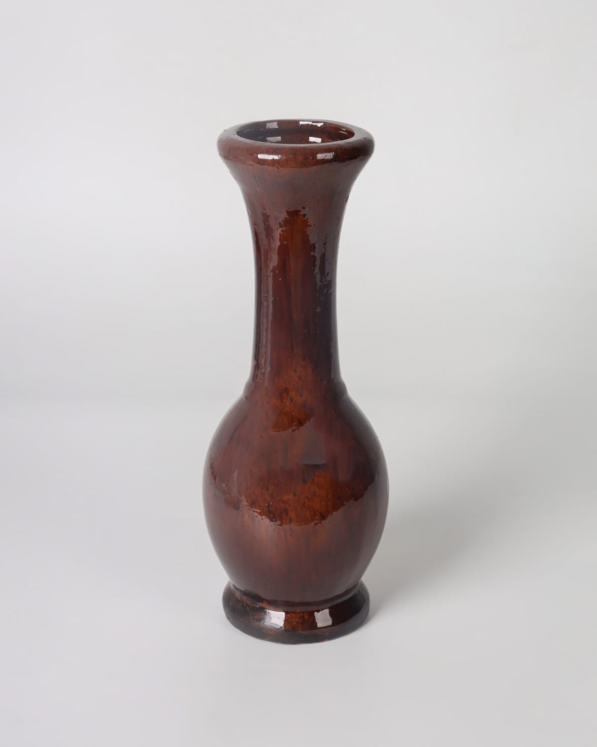 Brown Terracotta Flower Vase