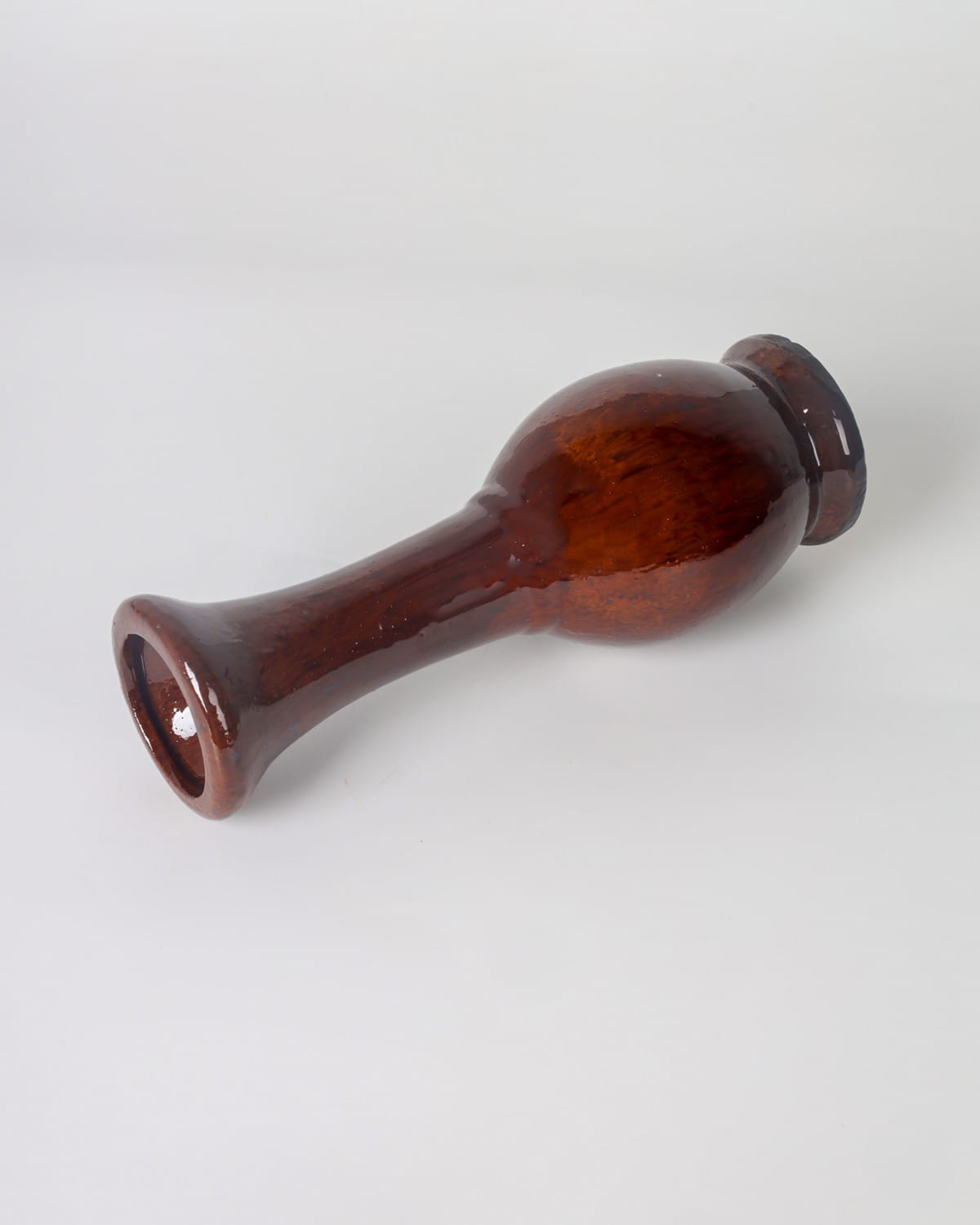 Brown Terracotta Flower Vase