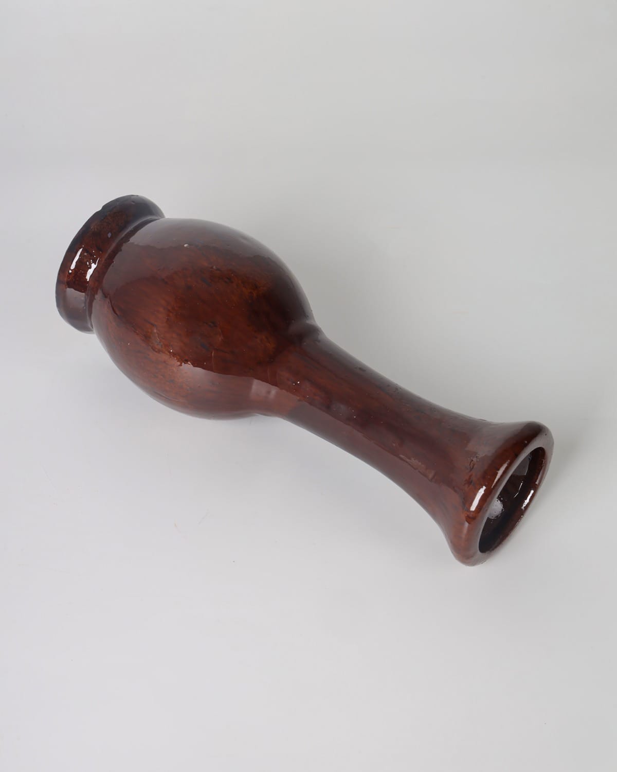 Brown Terracotta Flower Vase
