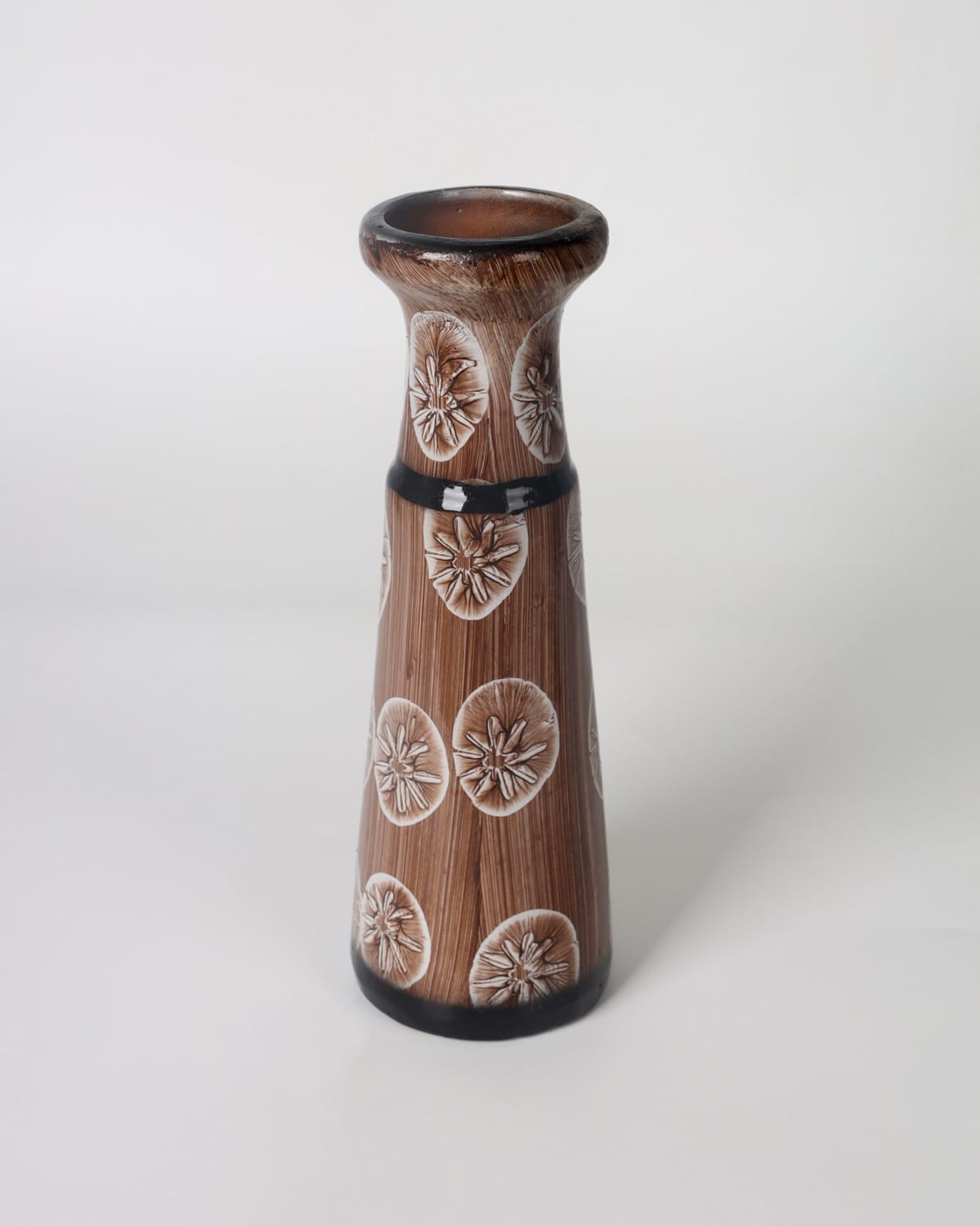 Floor Vase – Large Decorative Brown Ceramic Vase