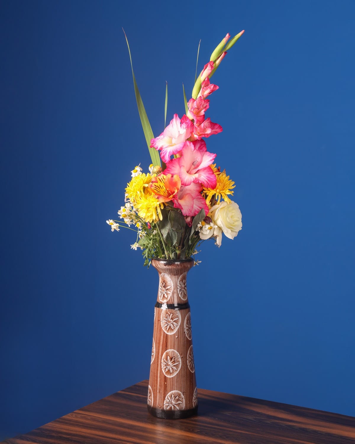 Floor Vase – Large Decorative Brown Ceramic Vase