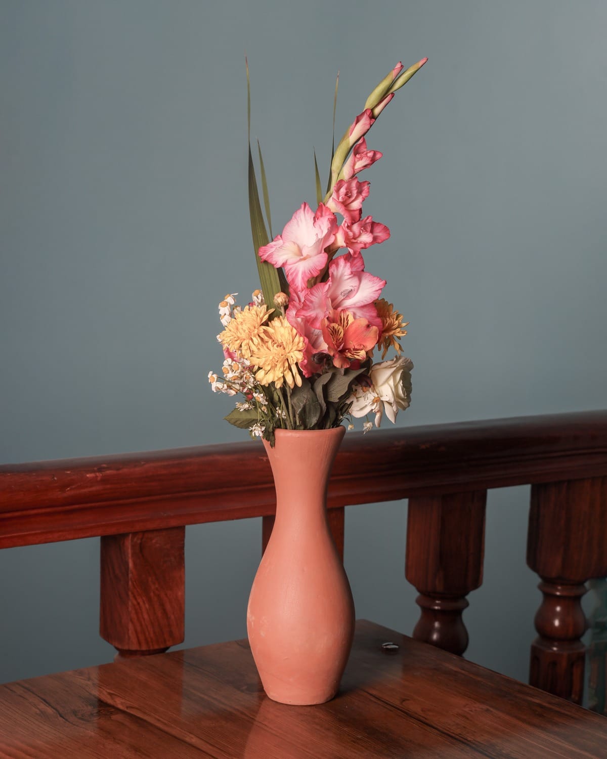 Elegant Natural Clay Vase