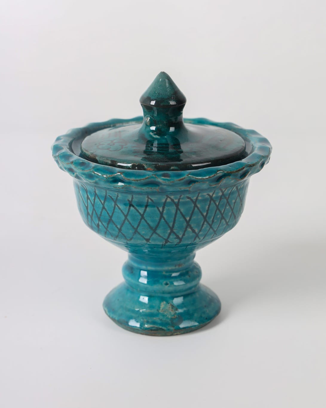 Ceramic Candy Bowl – Turquoise Clay