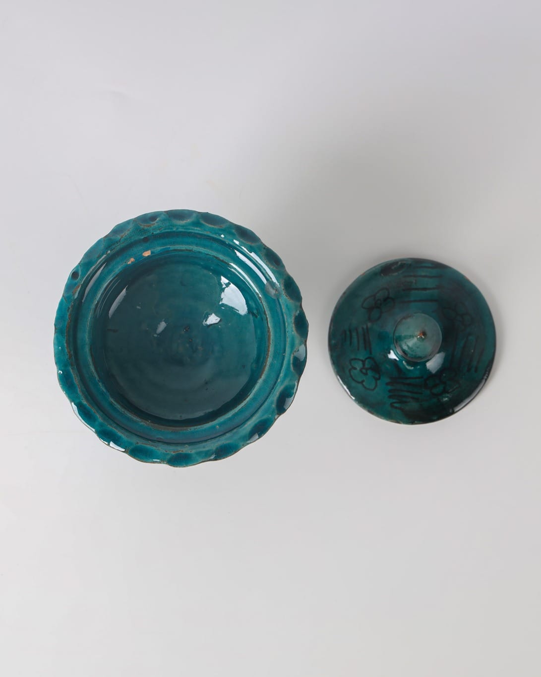 Ceramic Candy Bowl – Turquoise Clay