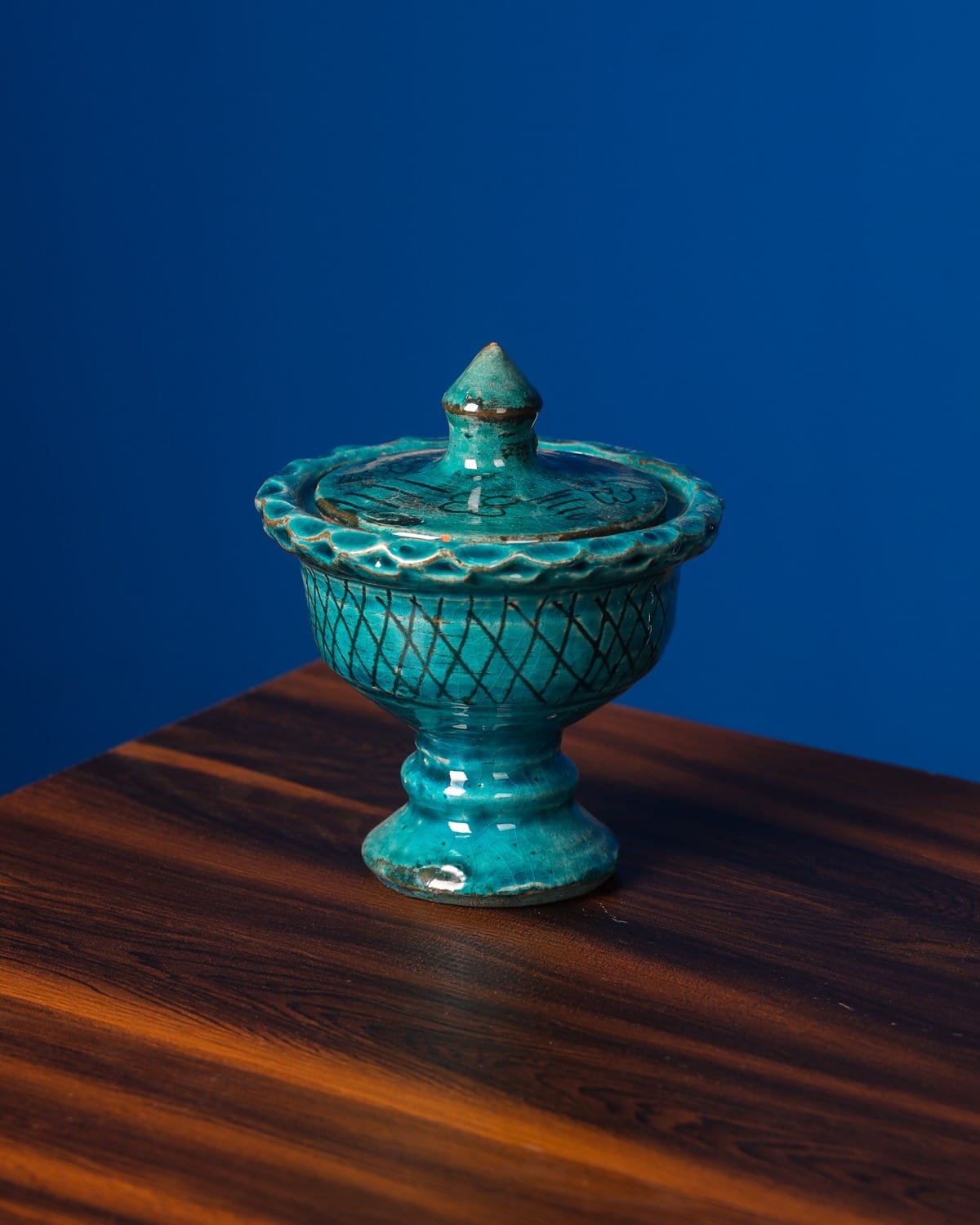 Ceramic Candy Bowl – Turquoise Clay