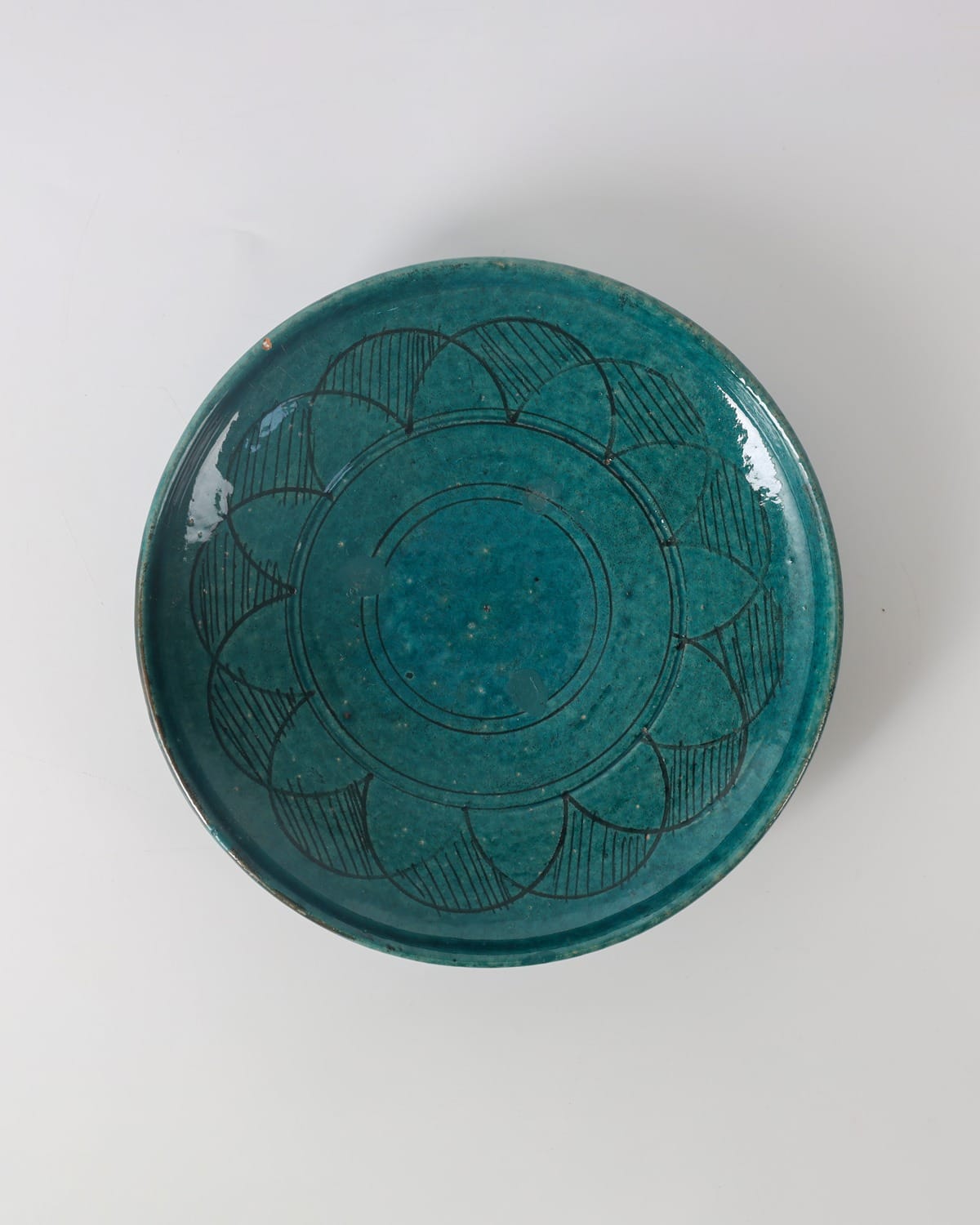 Ceramic Salaat Plate – Blue And Green