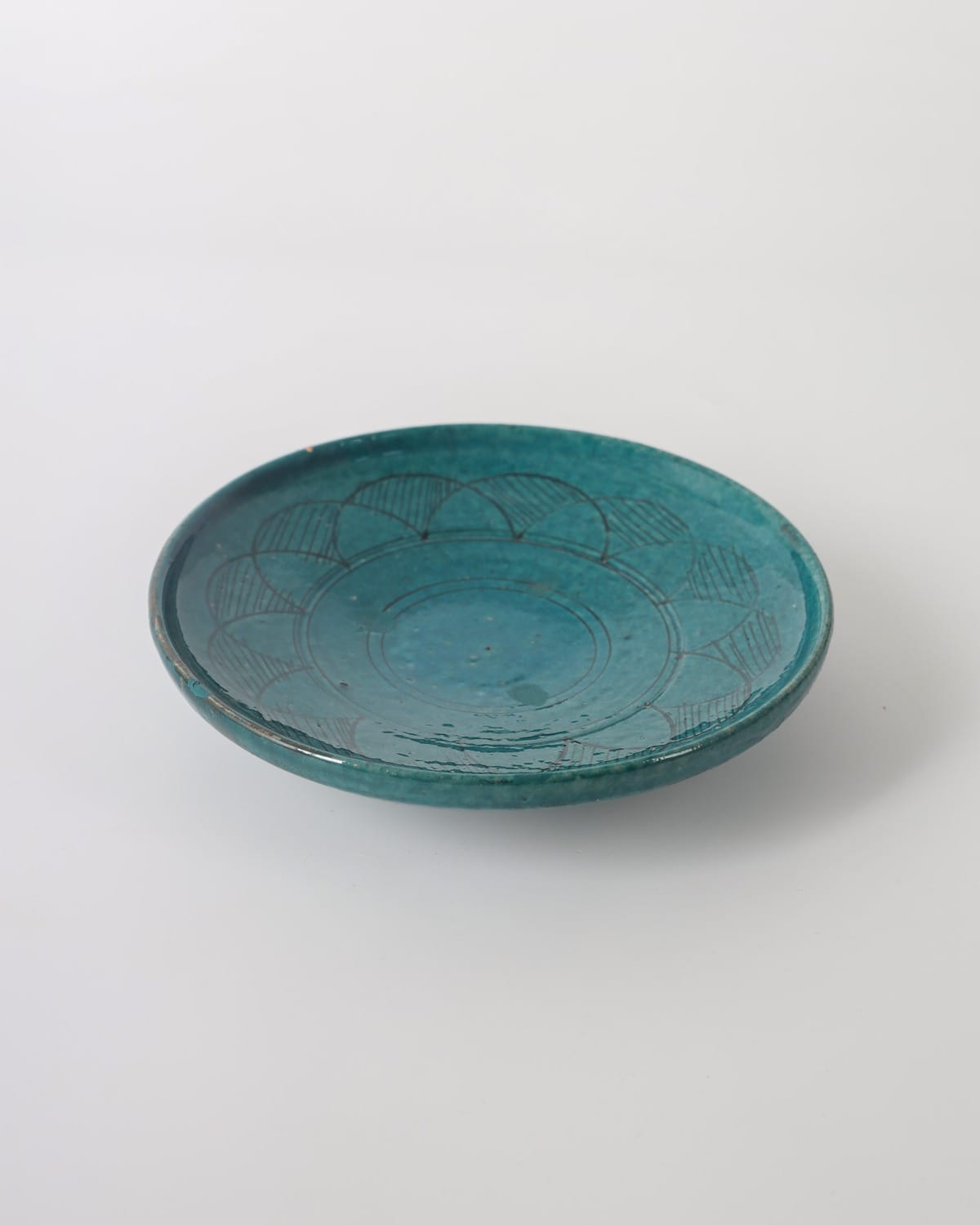 Ceramic Salaat Plate – Blue And Green
