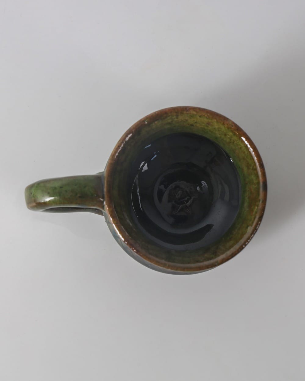 Green Clay Mug – Ideal for Coffee, Tea & Water