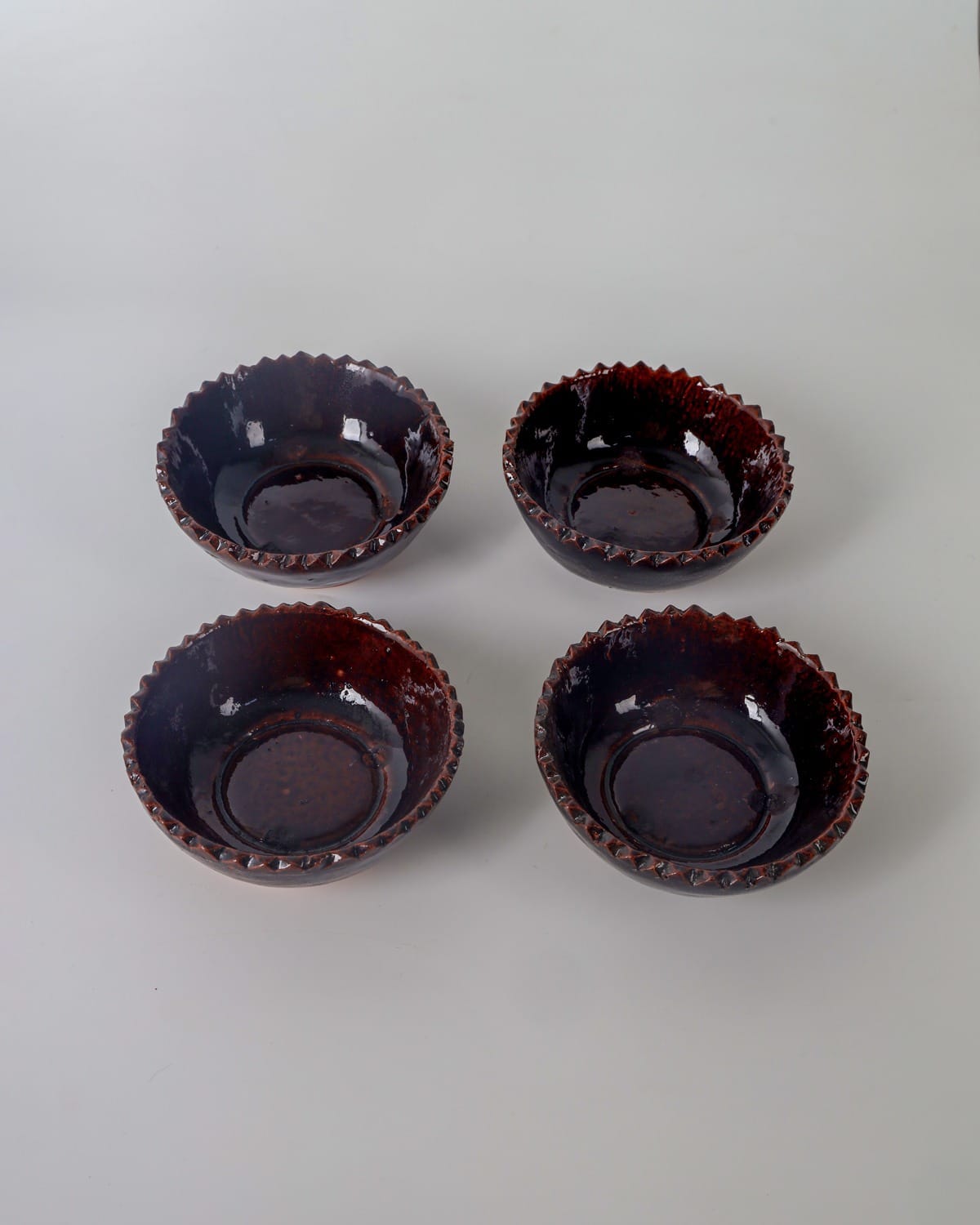 Deep Red Candy Bowl- set of 4 bowles