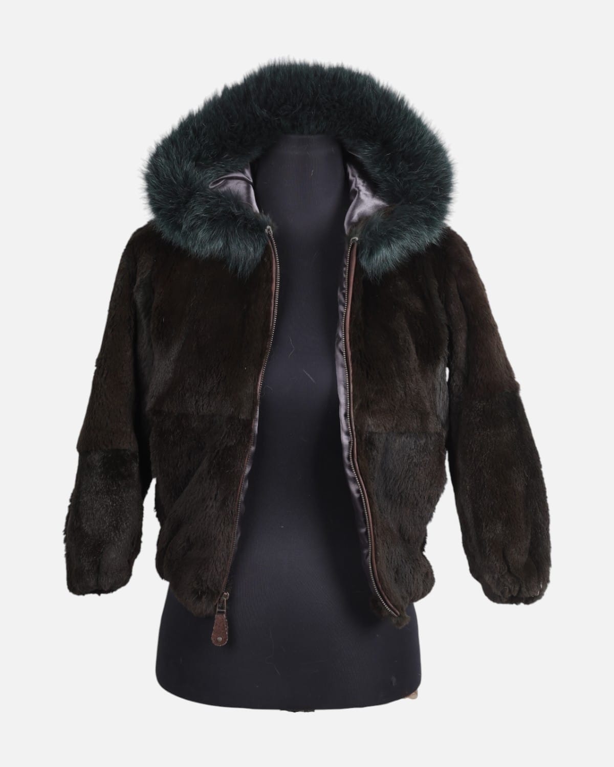 Fur Lined Hooded Winter Coat