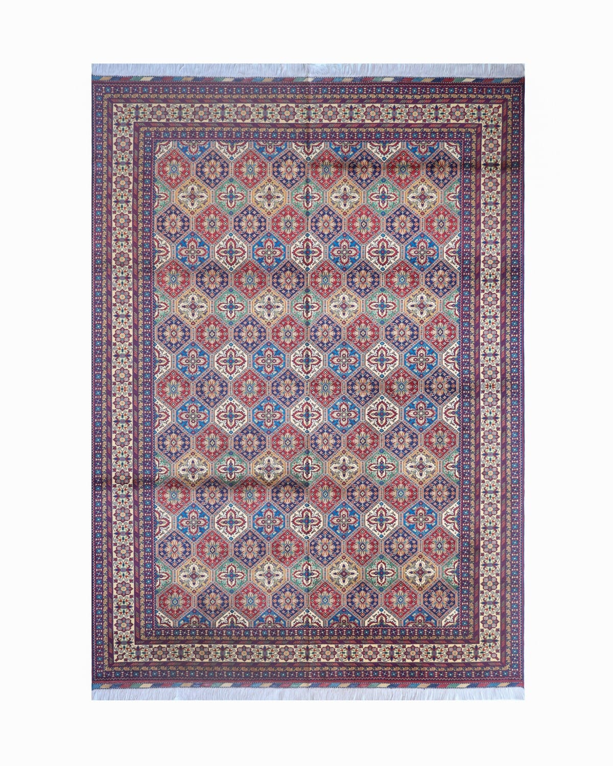 Kashi Gul Turkmen Wool Rug Aseel