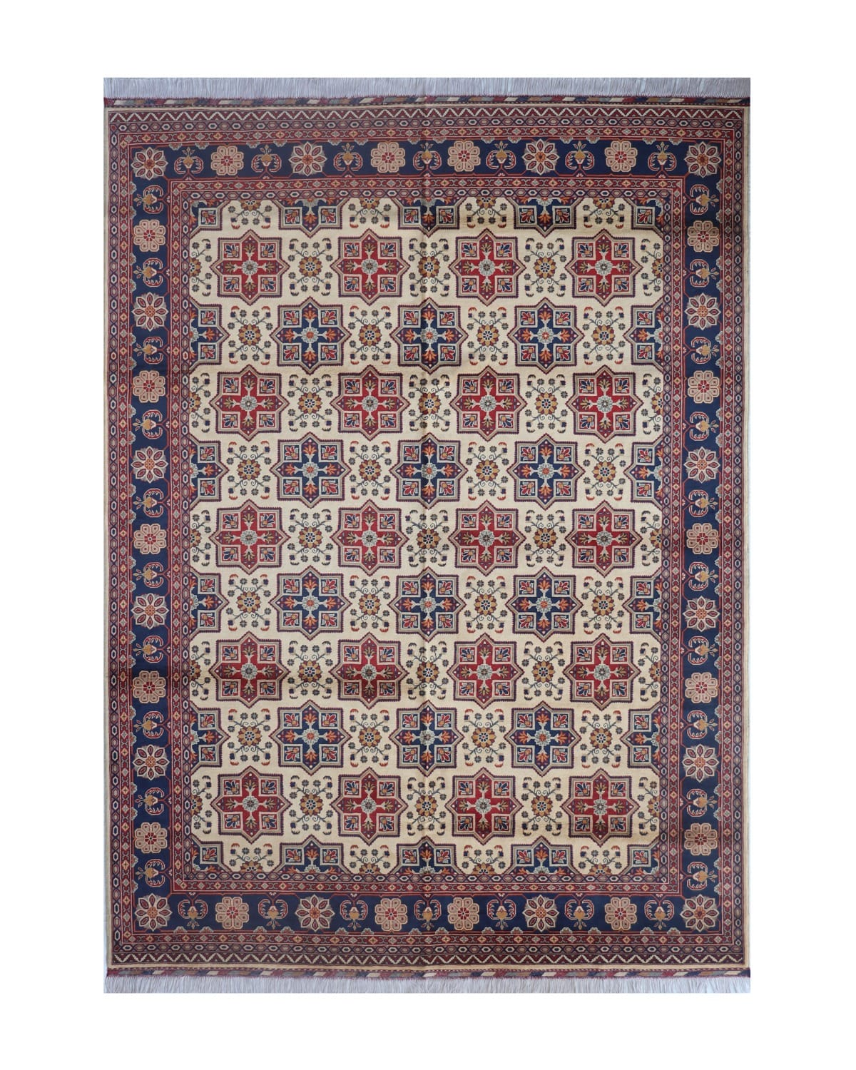 Aseel Star Turkmen Wool Rug