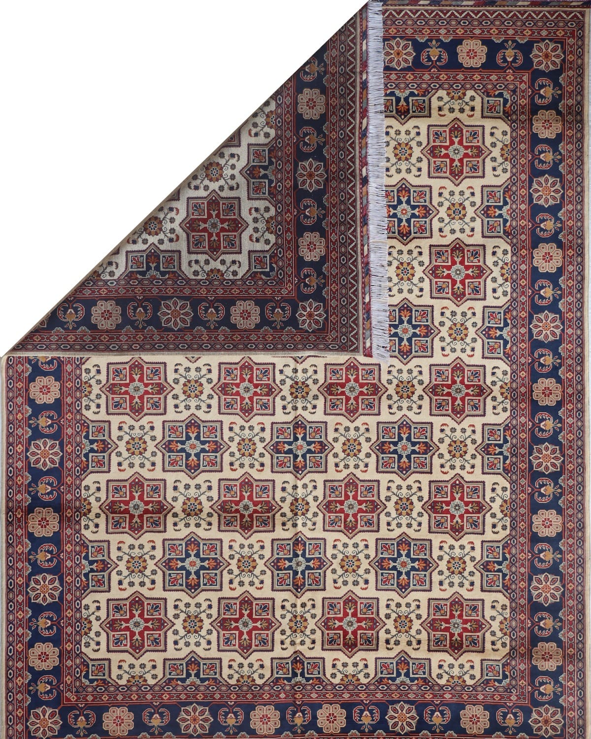 Aseel Star Turkmen Wool Rug