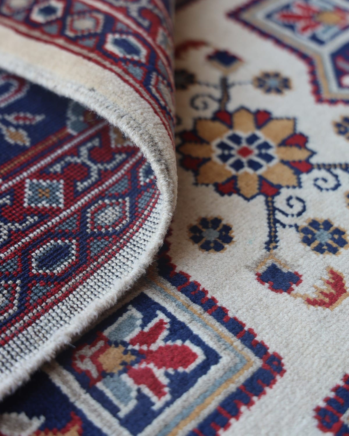 Aseel Star Turkmen Wool Rug
